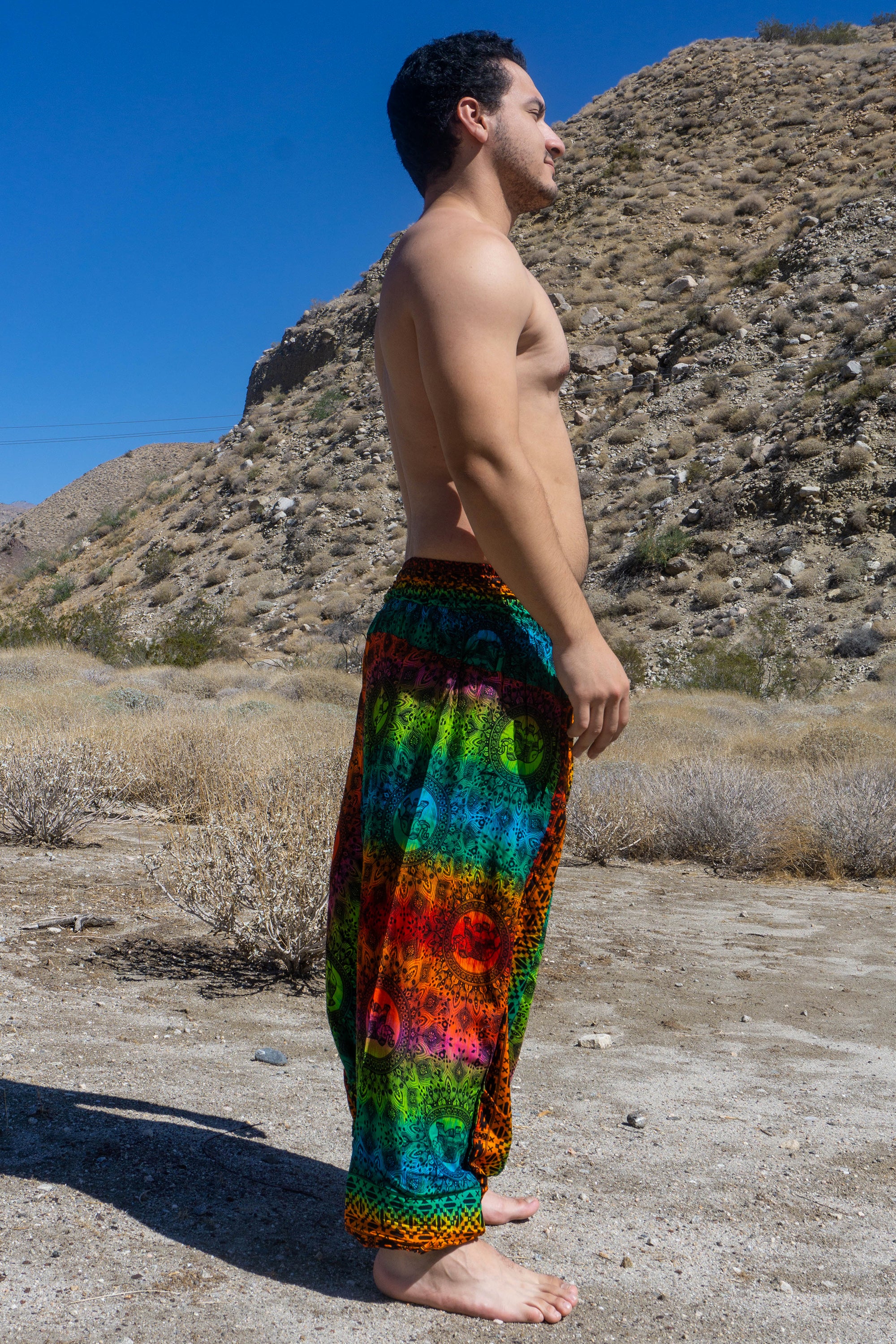 1031-Plus-Size-Rainbow-Elephant-Drop-Crotch-Men-s-Elephant-Pants-in-Orange-6.jpg Plus Size Rainbow Elephant Drop Crotch Men's Elephant Pants in Orange