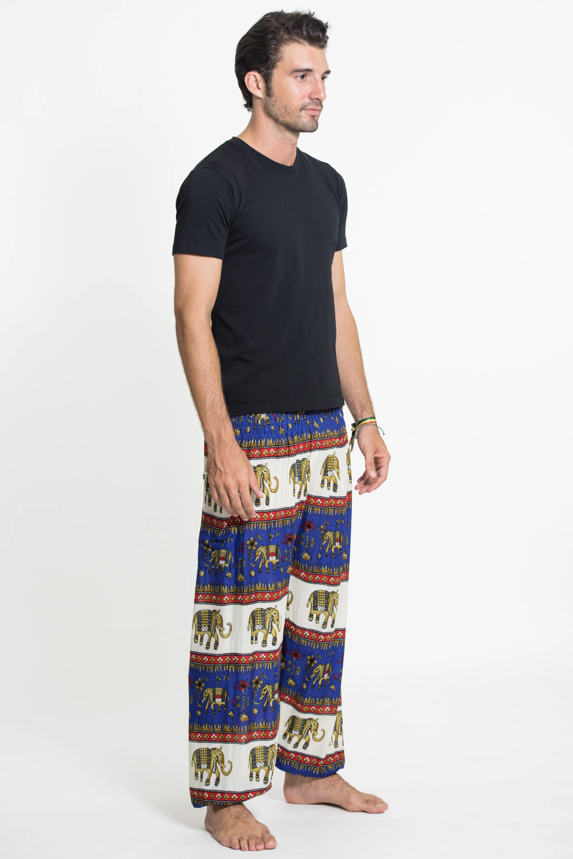 1039-Elephant-Bliss-Men-s-Elephant-Pants-in-Blue-4.webp Elephant Bliss Men's Elephant Pants in Blue