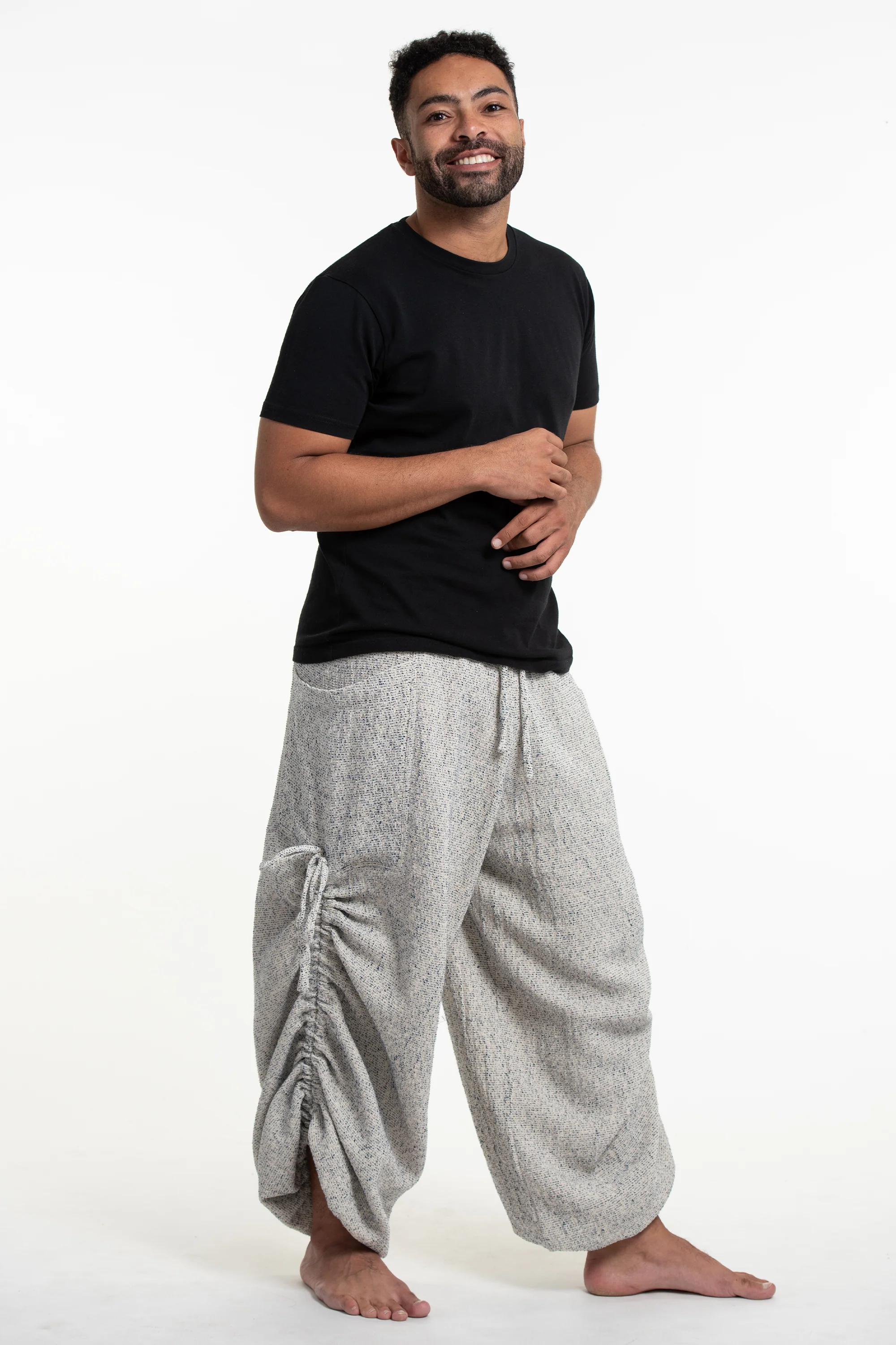 1075-Men-s-Ribbed-Cotton-Pants-in-Blue-3.webp Men's Ribbed Cotton Pants in Blue