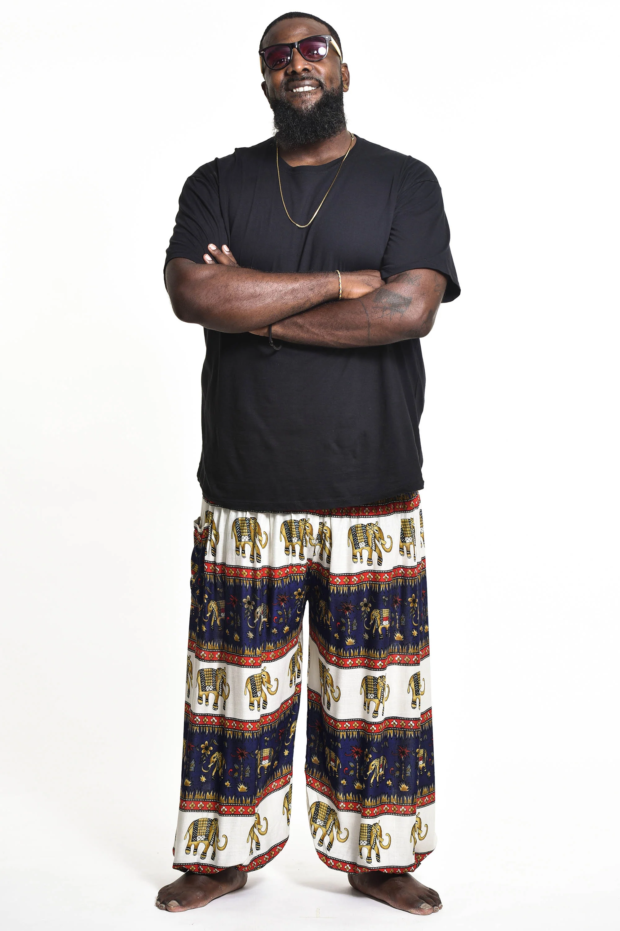 1093-Plus-Size-Elephant-Bliss-Men-s-Elephant-Pants-in-Navy-3.webp Plus Size Elephant Bliss Men's Elephant Pants in Navy