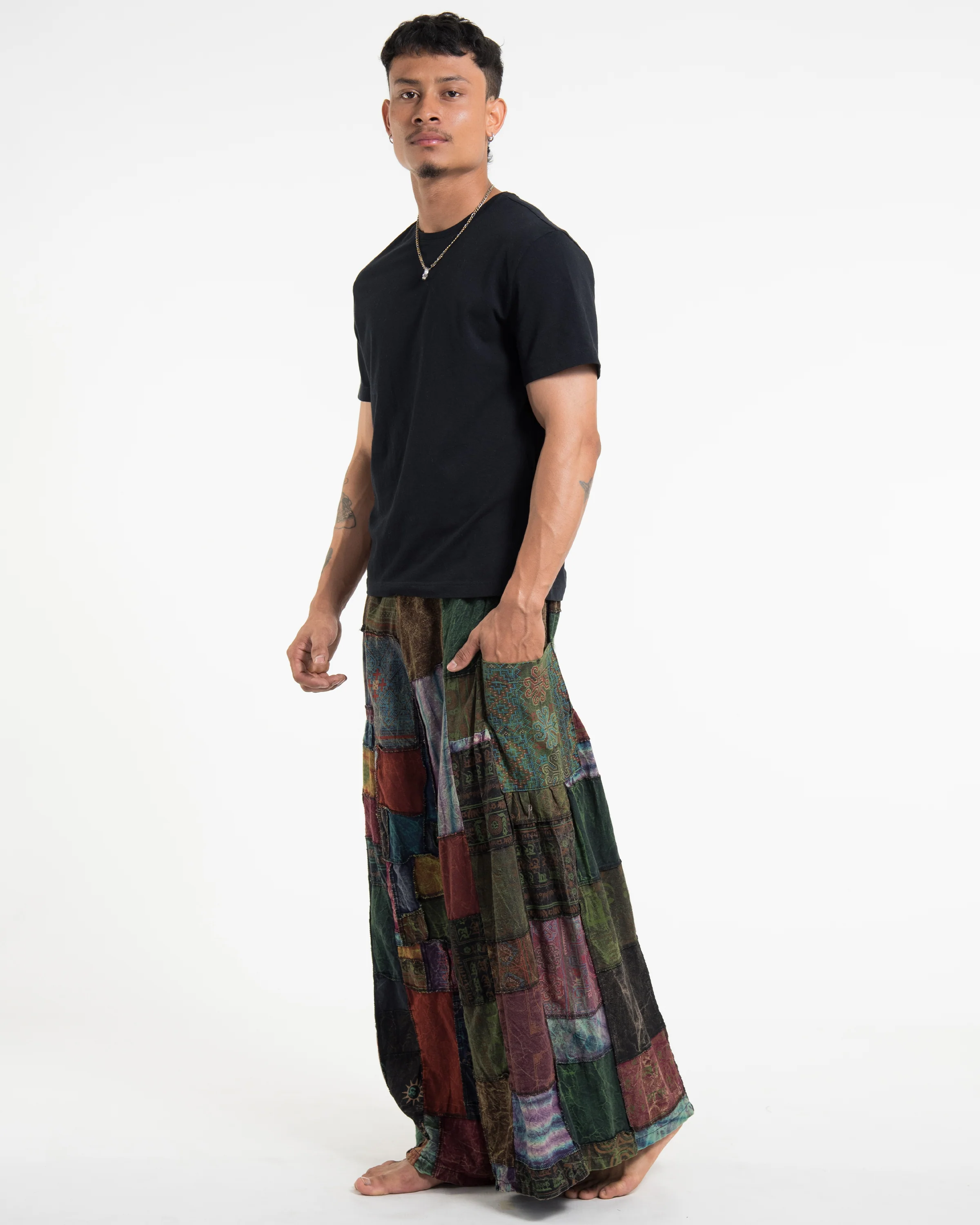 1094-Men-s-Patchwork-Stone-Washed-Wide-Leg-Cotton-Pants-in-Dusk-5.webp Men's Patchwork Stone Washed Wide Leg Cotton Pants in Dusk