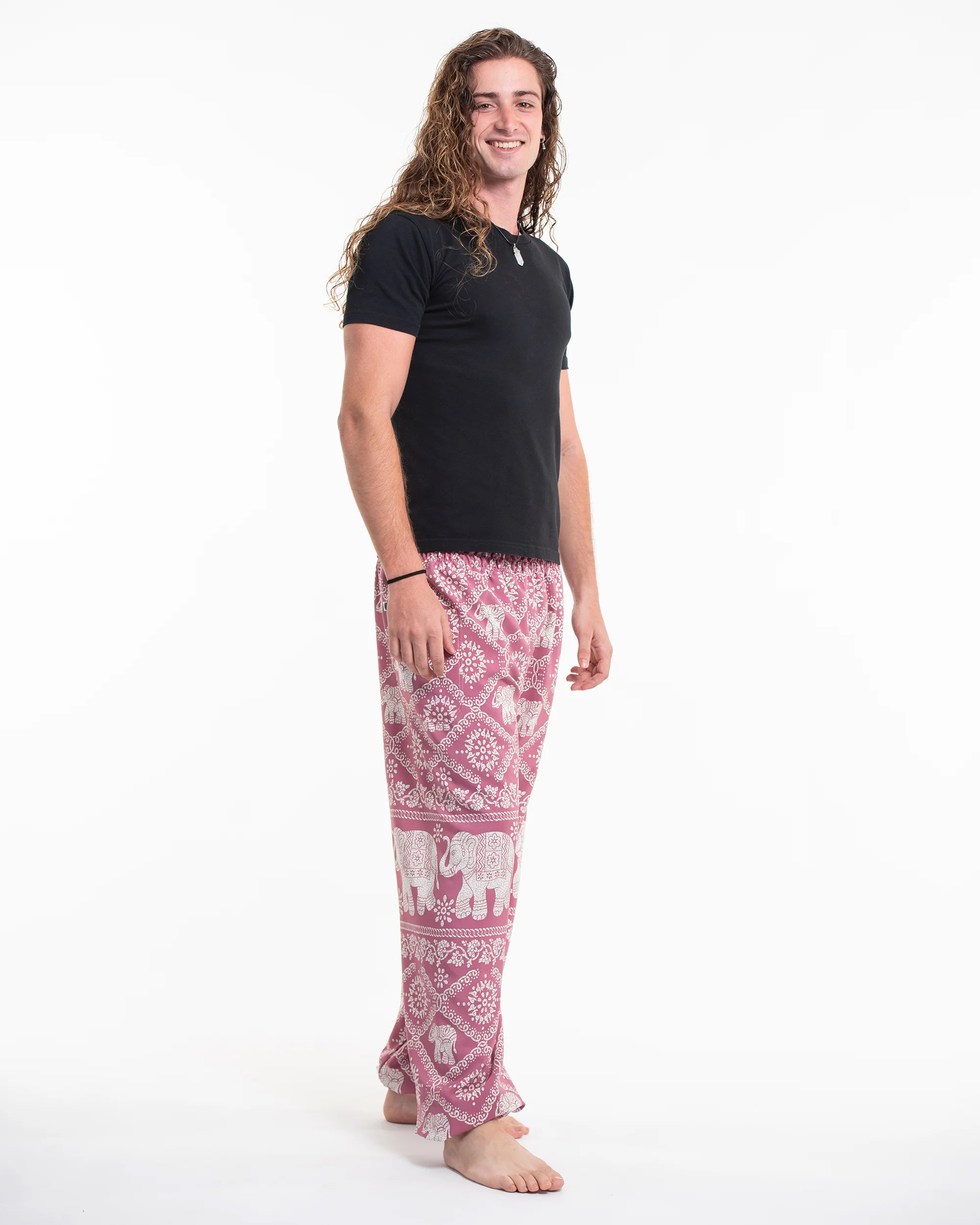 1096-Diamond-Elephant-Tall-Harem-Pants-in-Pink-3.webp Diamond Elephant Tall Harem Pants in Pink