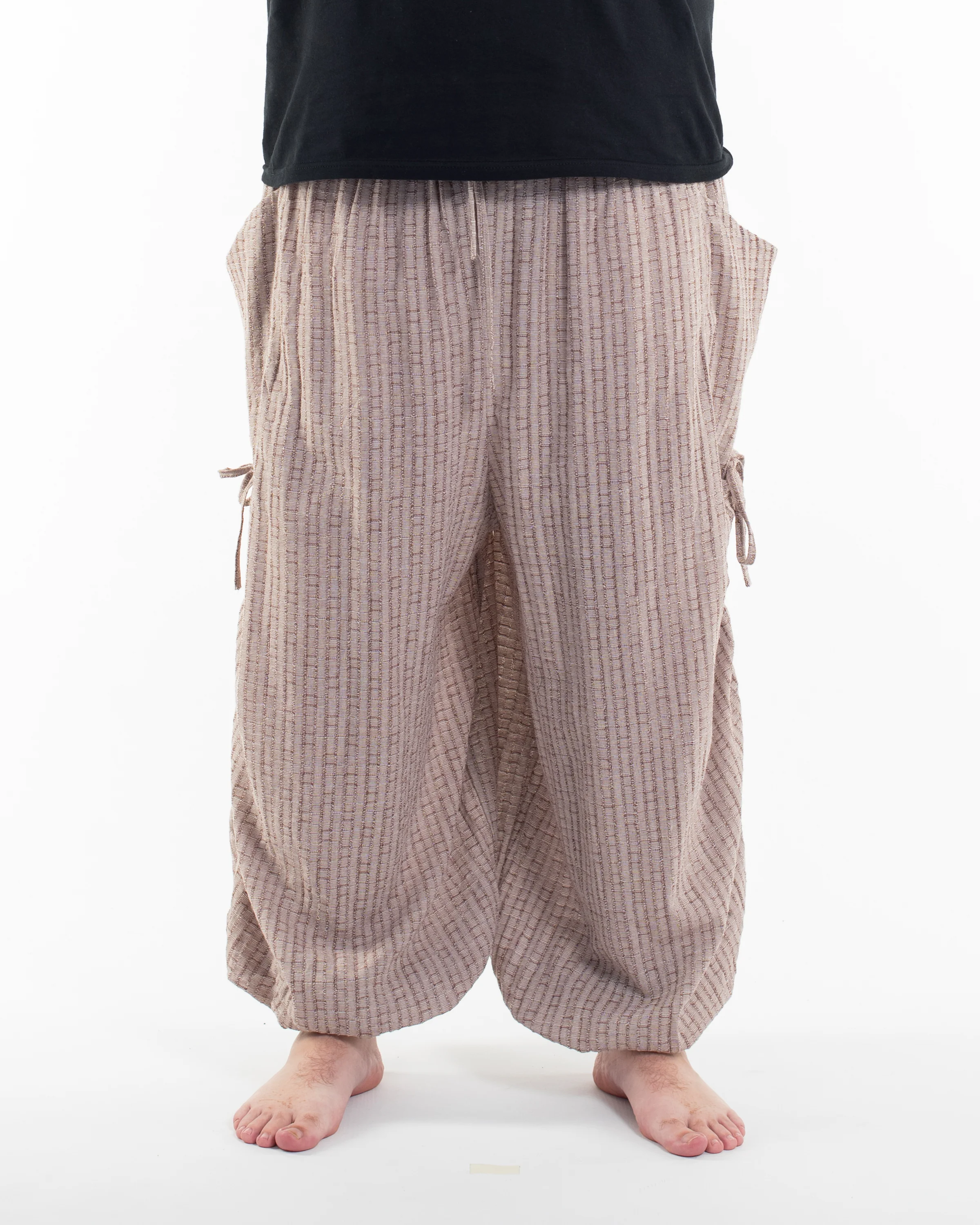 1142-Plus-Size-Men-s-Ribbed-Tencel-Cotton-Blend-Pants-in-Brown-2.webp Plus Size Men's Ribbed Tencel Cotton Blend Pants in Brown