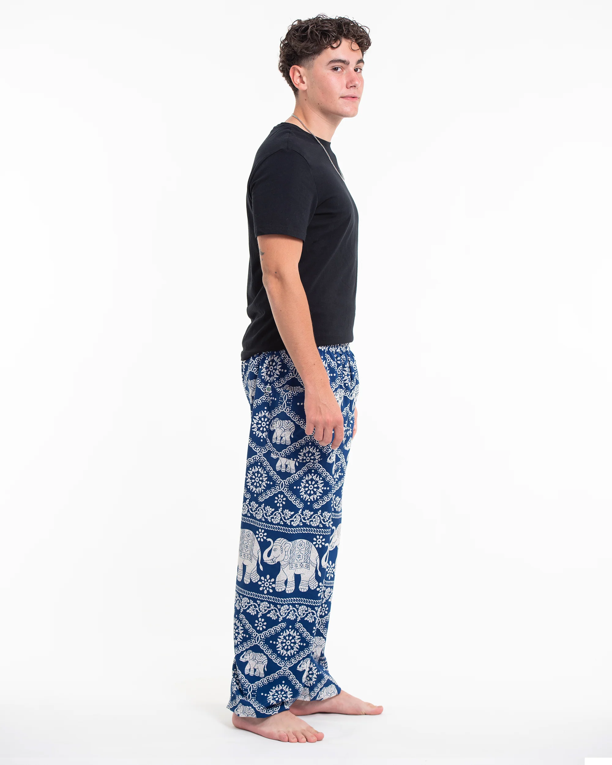 1180-Diamond-Elephant-Tall-Harem-Pants-in-Blue-3.webp Diamond Elephant Tall Harem Pants in Blue