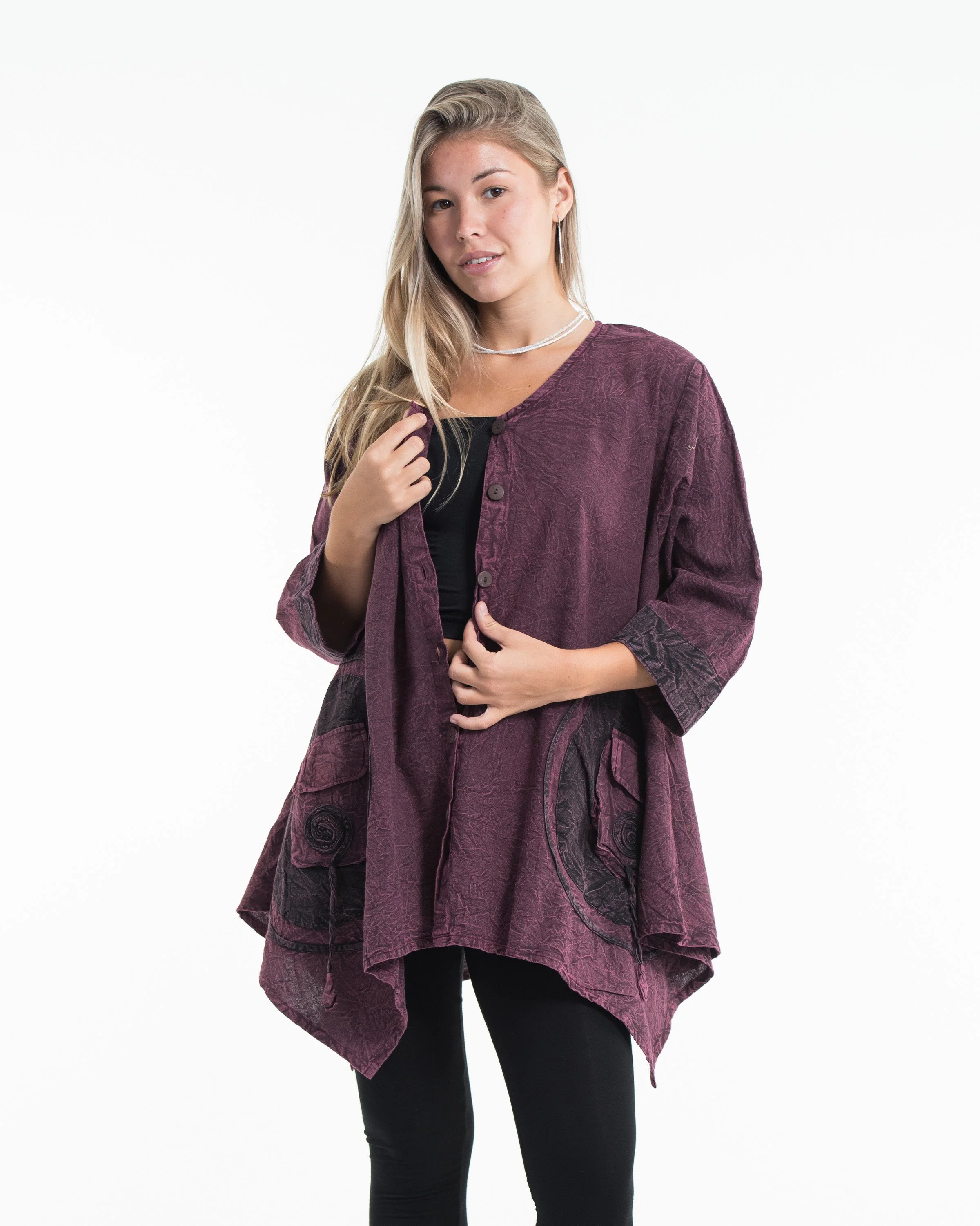 1209-Unisex-Spiral-Stonewashed-Tunic-Top-in-Purple-4.webp Unisex Spiral Stonewashed Tunic Top in Purple