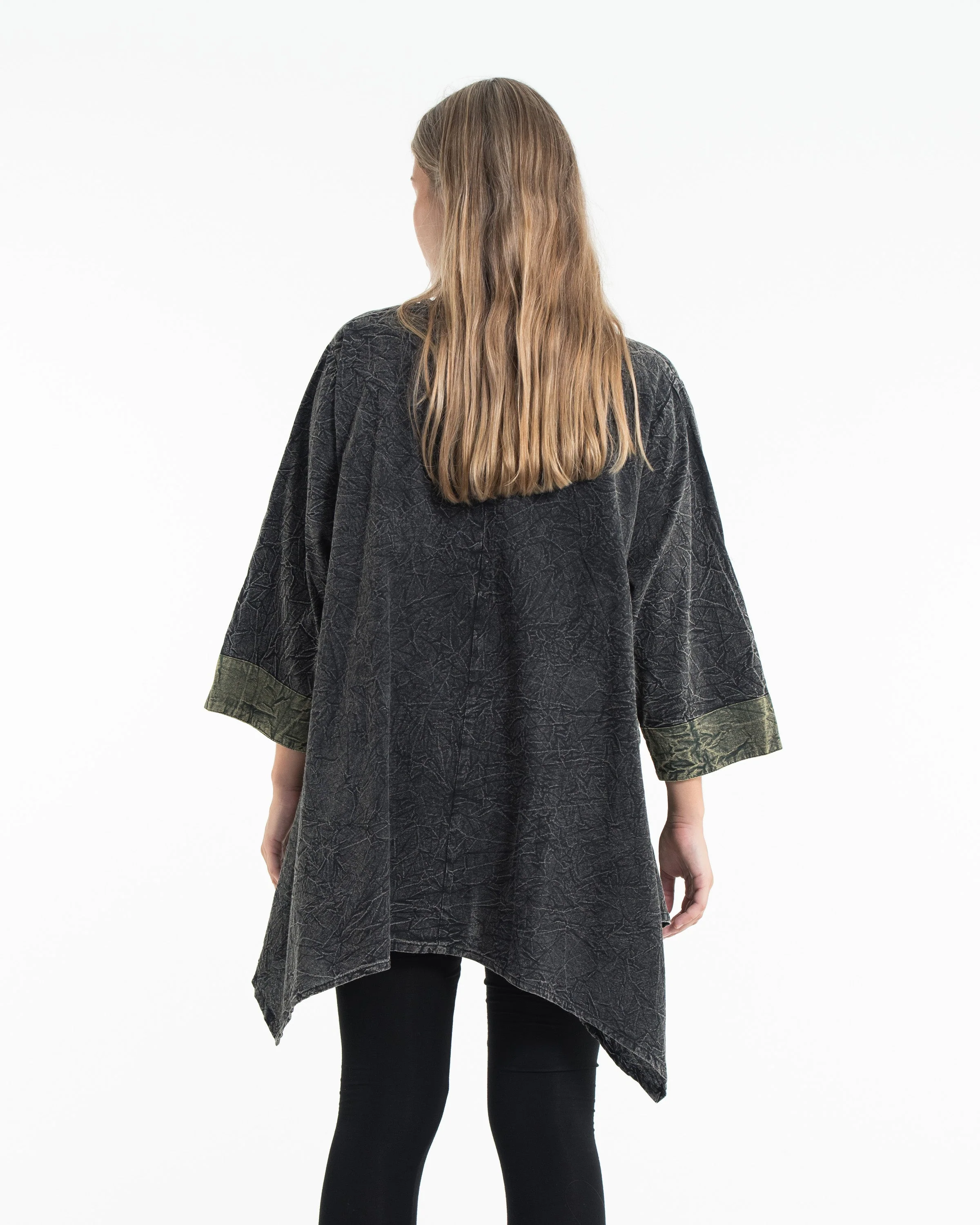 1210-Unisex-Spiral-Stonewashed-Tunic-Top-in-Black-5.webp Unisex Spiral Stonewashed Tunic Top in Black