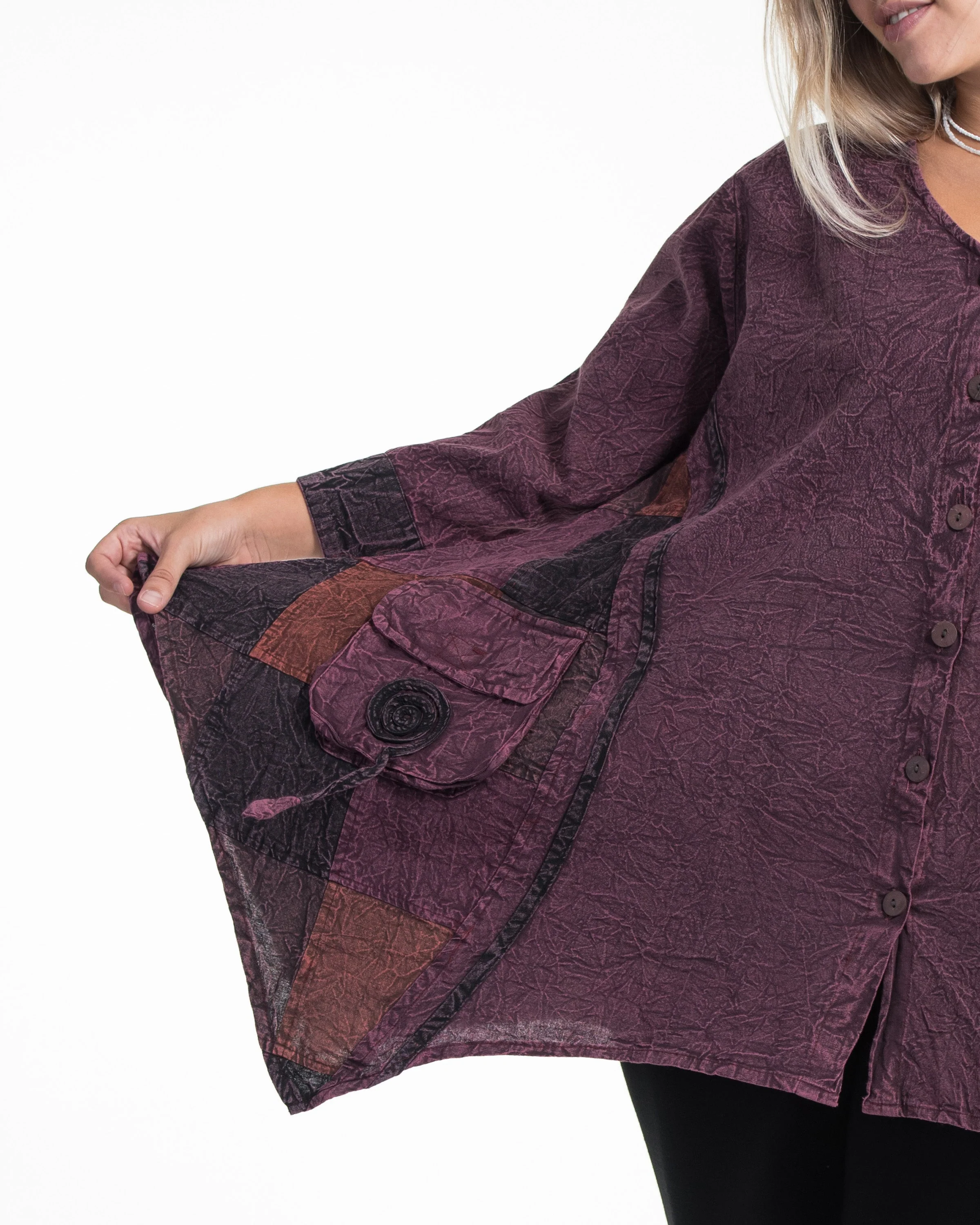 1219-Unisex-Patchwork-Stonewashed-Tunic-Top-in-Purple-4.webp Unisex Patchwork Stonewashed Tunic Top in Purple