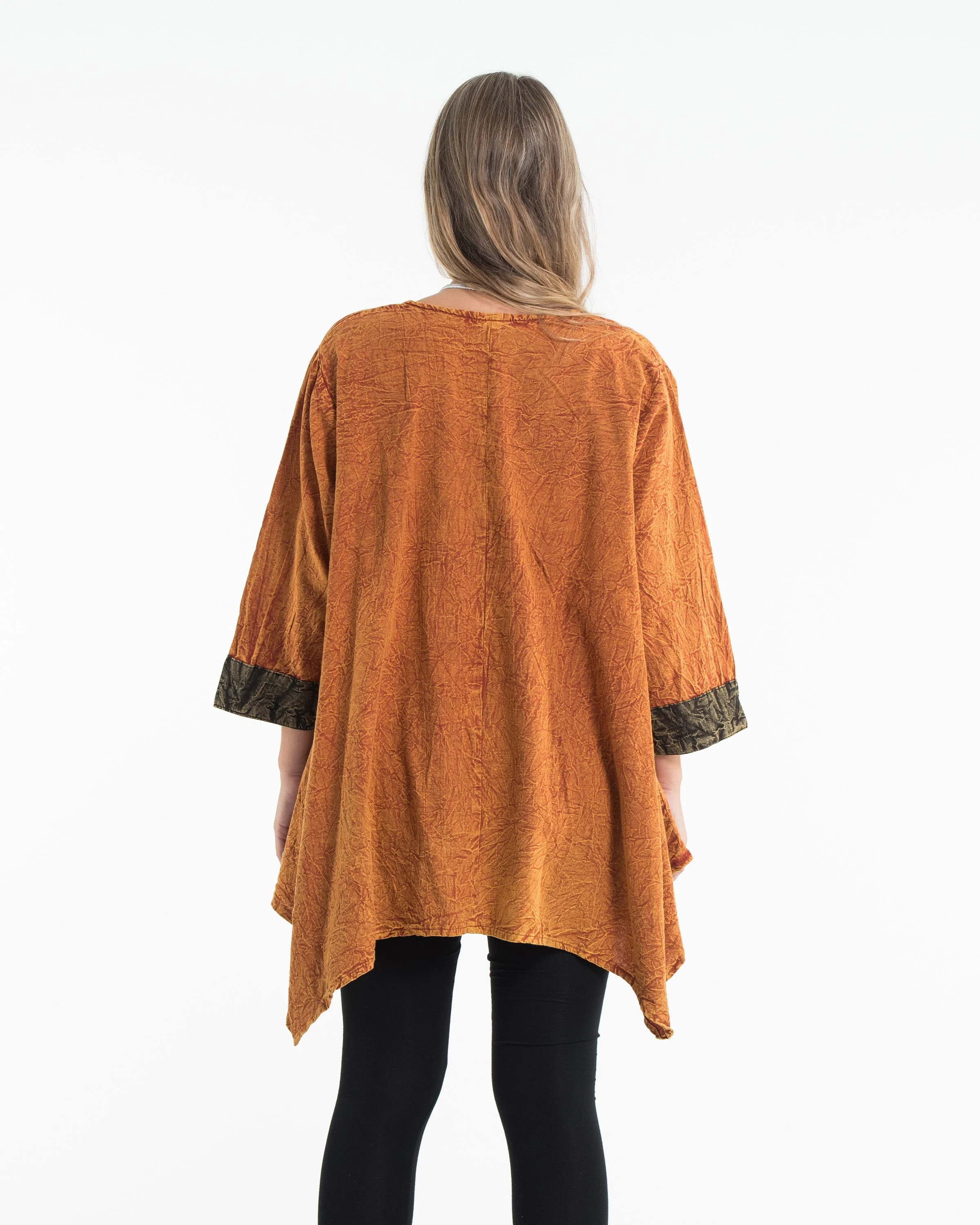 1221-Unisex-Spiral-Stonewashed-Tunic-Top-in-Orange-5.webp Unisex Spiral Stonewashed Tunic Top in Orange