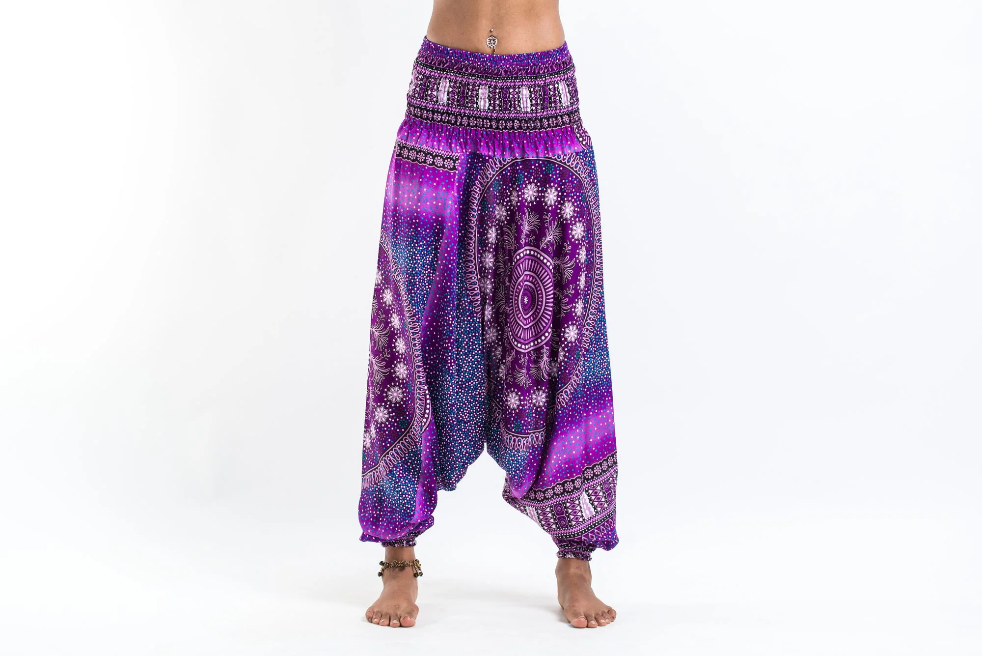 1256-Tribal-Chakras-2-in-1-Jumpsuit-Harem-Pants-in-Purple-3.webp Tribal Chakras 2-in-1 Jumpsuit Harem Pants in Purple