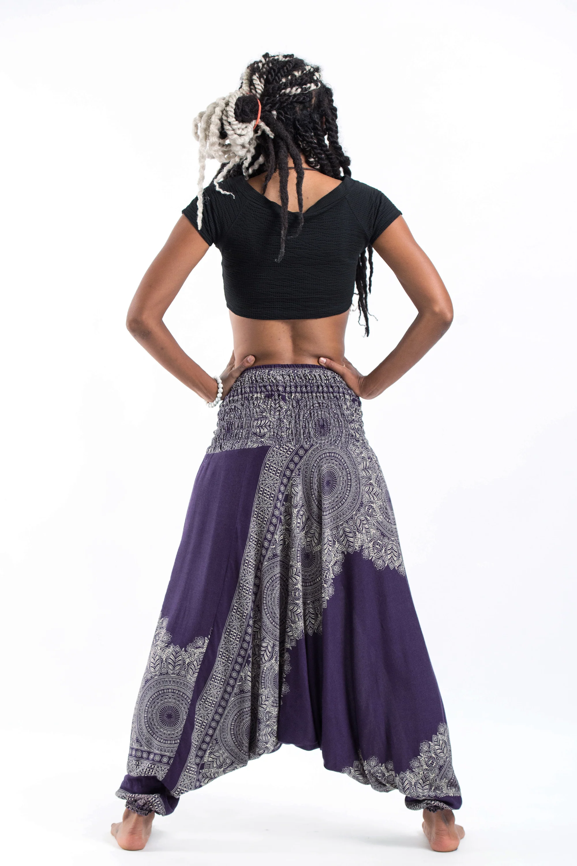 1321-Floral-Mandalas-2-in-1-Jumpsuit-Harem-Pants-in-Purple-4.webp Floral Mandalas 2-in-1 Jumpsuit Harem Pants in Purple