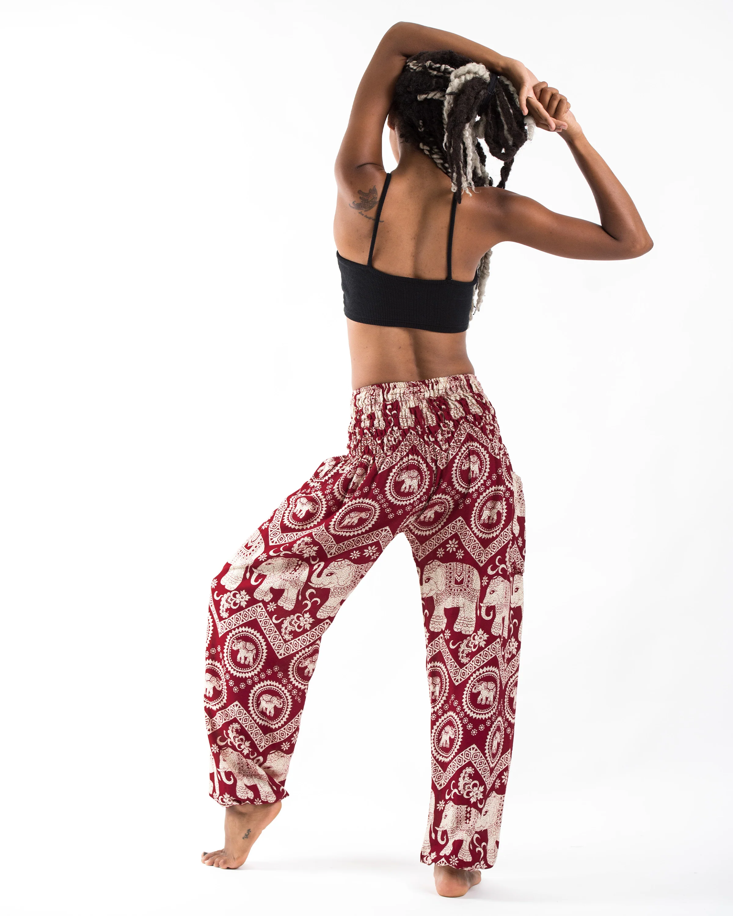 1327-Imperial-Elephant-Women-s-Elephant-Pants-in-Red-3.webp Imperial Elephant Women's Elephant Pants in Red