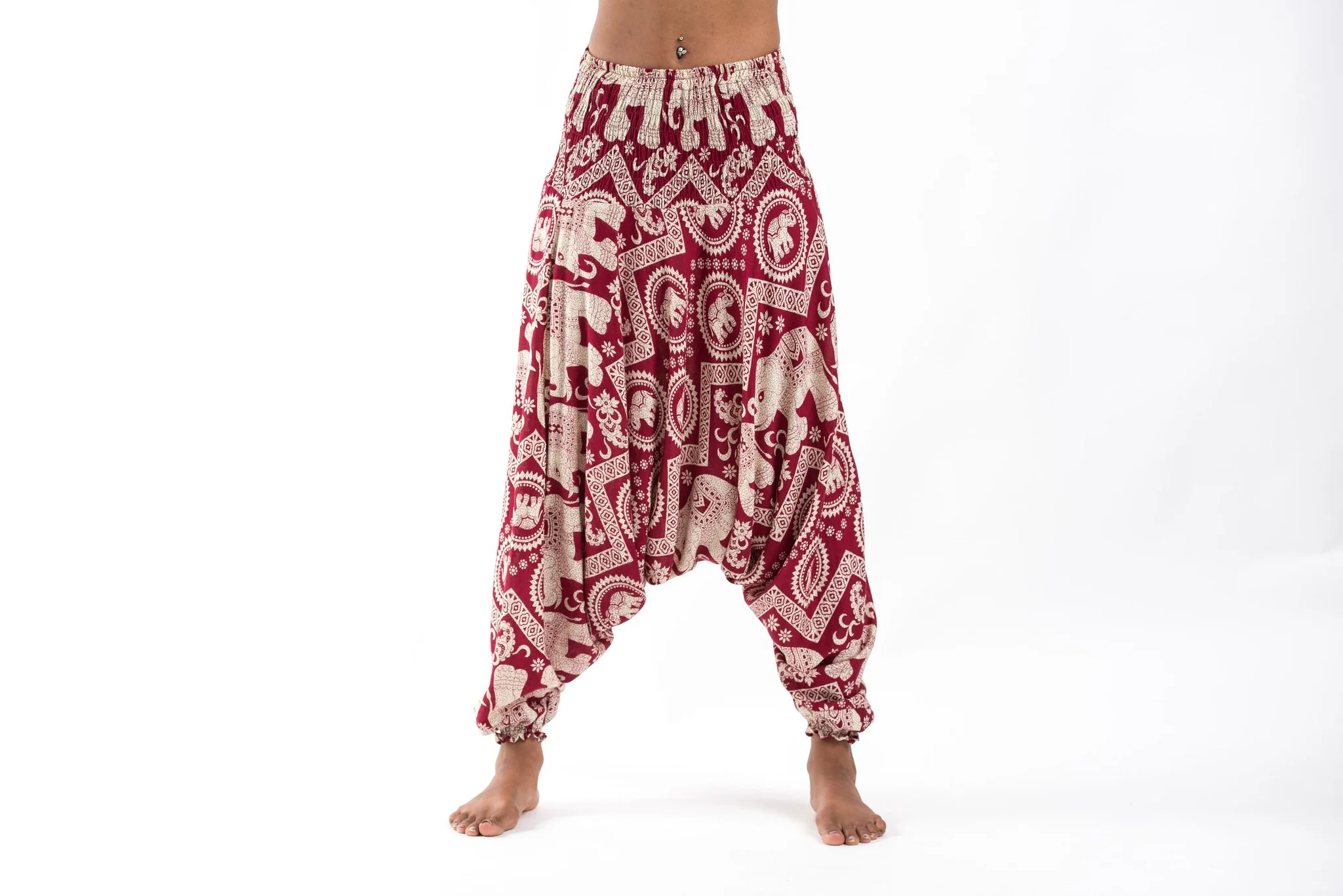 1409-Imperial-Elephant-2-in-1-Jumpsuit-Elephant-Pants-in-Red-2.webp Imperial Elephant 2-in-1 Jumpsuit Elephant Pants in Red