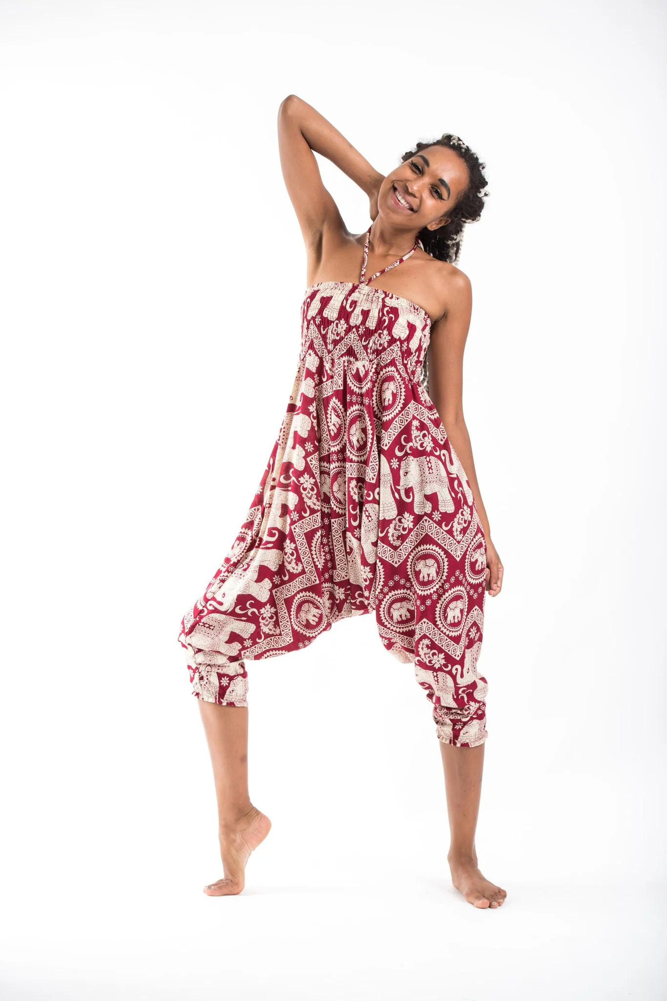 1409-Imperial-Elephant-2-in-1-Jumpsuit-Elephant-Pants-in-Red-3.webp Imperial Elephant 2-in-1 Jumpsuit Elephant Pants in Red