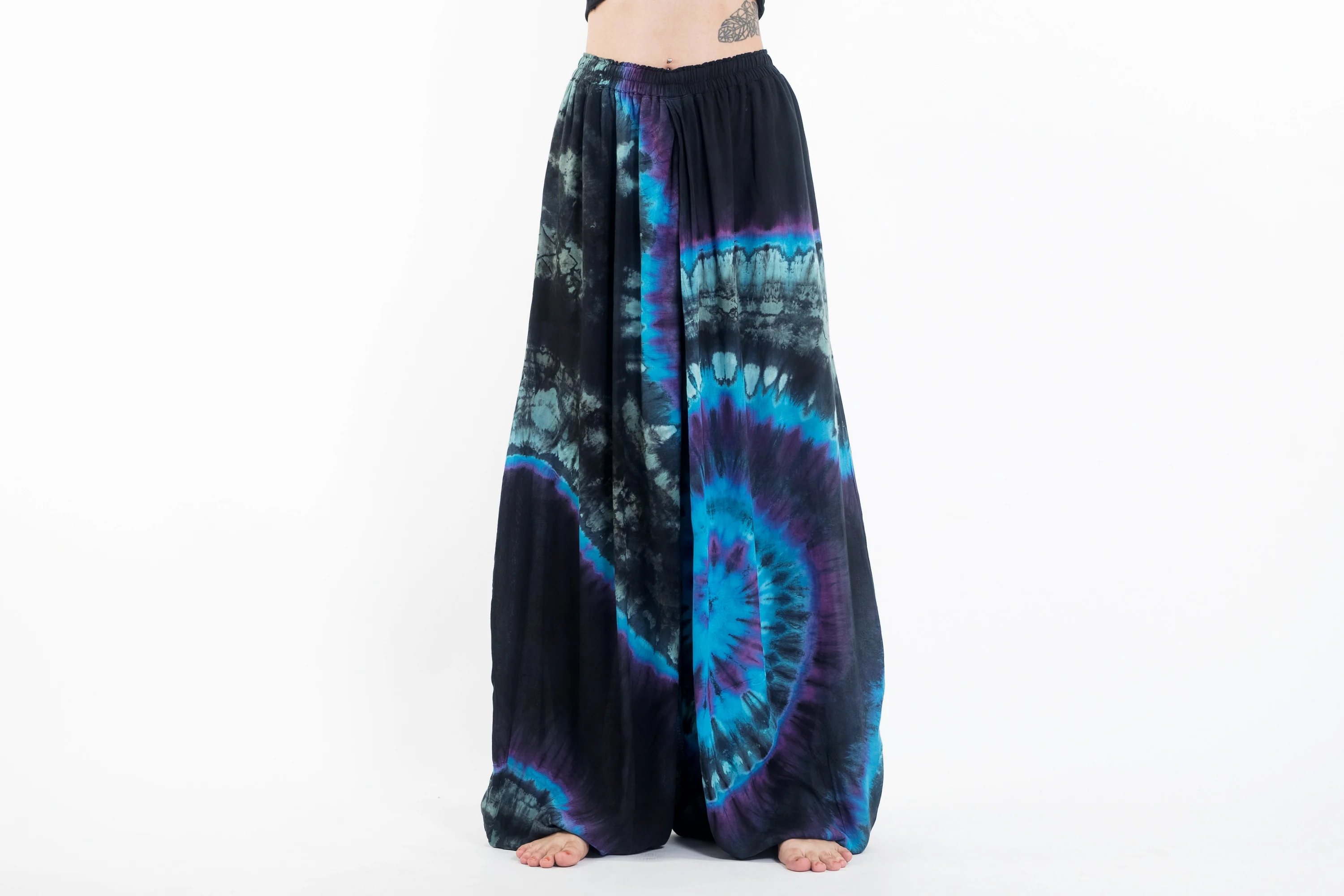 Tie dye Women Balloon Harem Pants 03