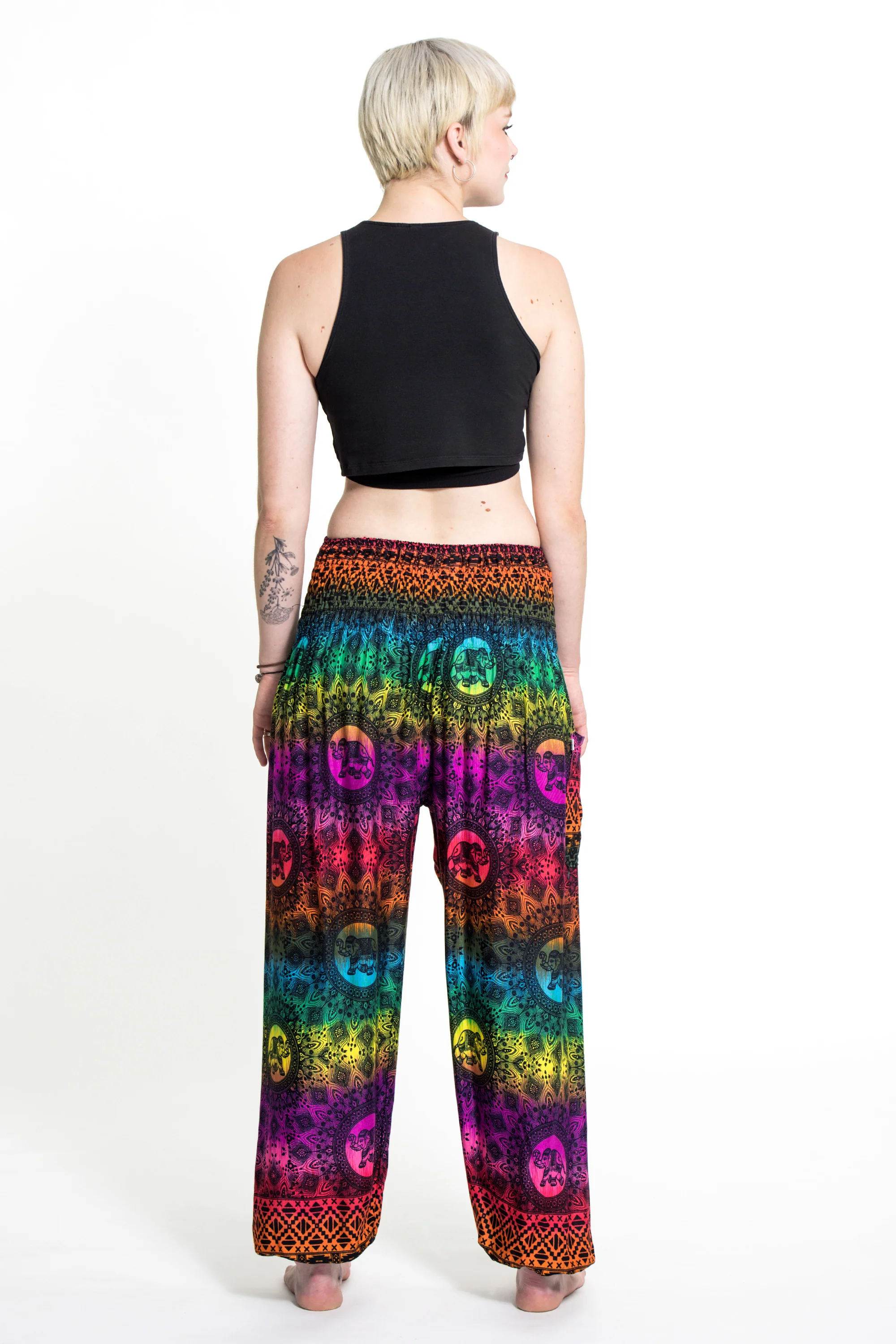 1518-Rainbow-Elephant-Women-s-Elephant-Pants-in-Purple-4.webp Rainbow Elephant Women's Elephant Pants in Purple