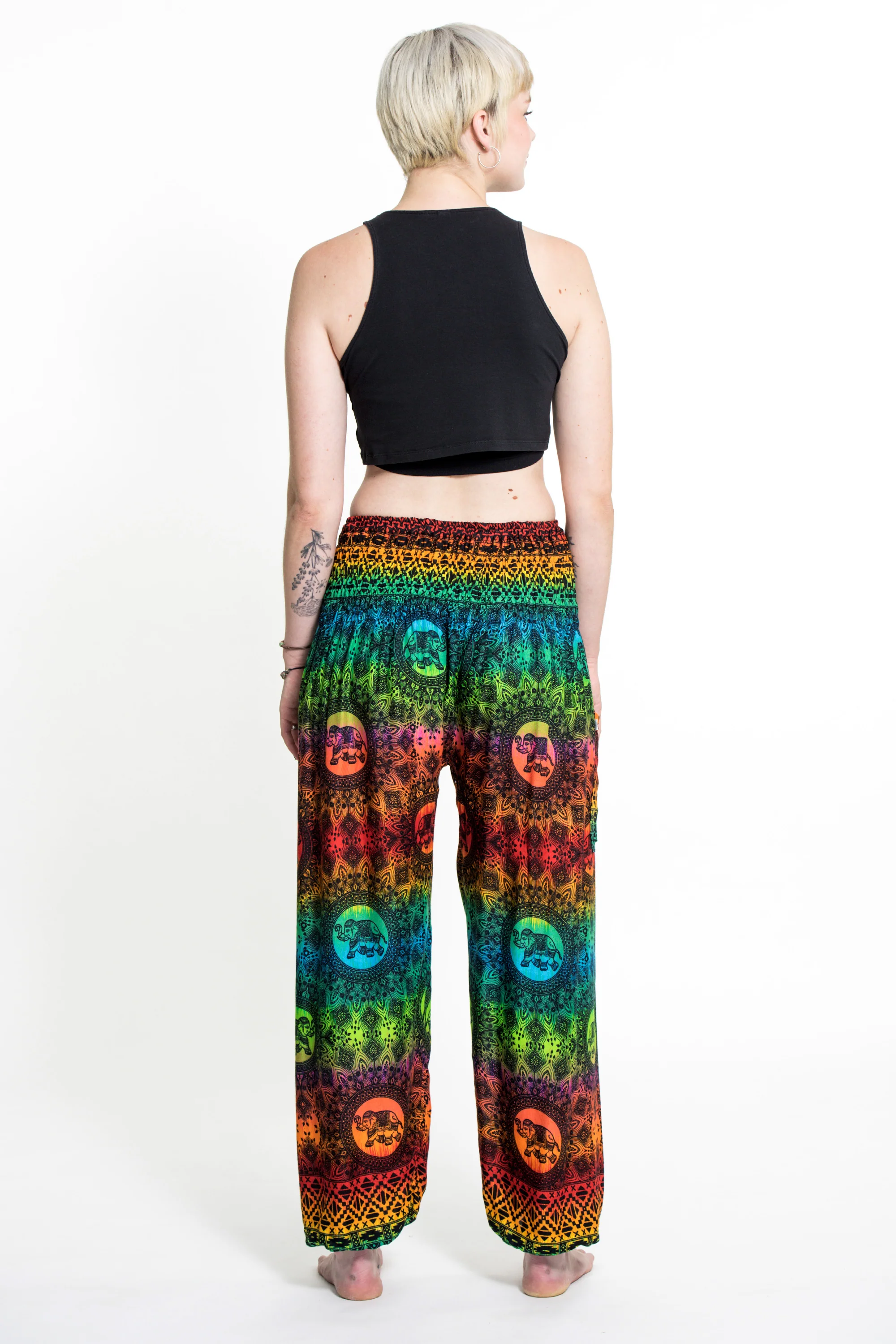 1534-Rainbow-Elephant-Women-s-Elephant-Pants-in-Orange-4.webp Rainbow Elephant Women's Elephant Pants in Orange