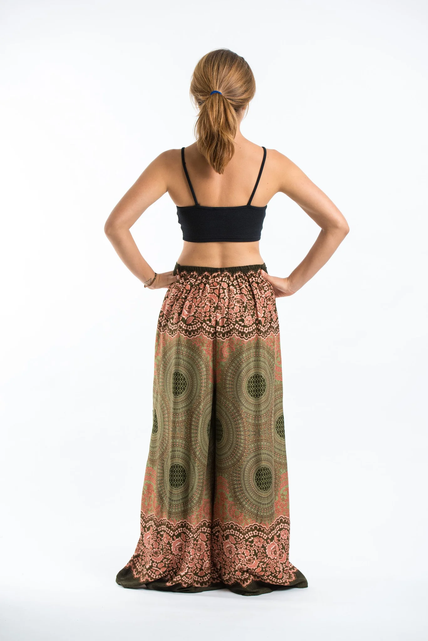 1549-Geometric-Mandalas-Palazzo-Style-Harem-Pants-in-Olive-4.webp Geometric Mandalas Palazzo Style Harem Pants in Olive