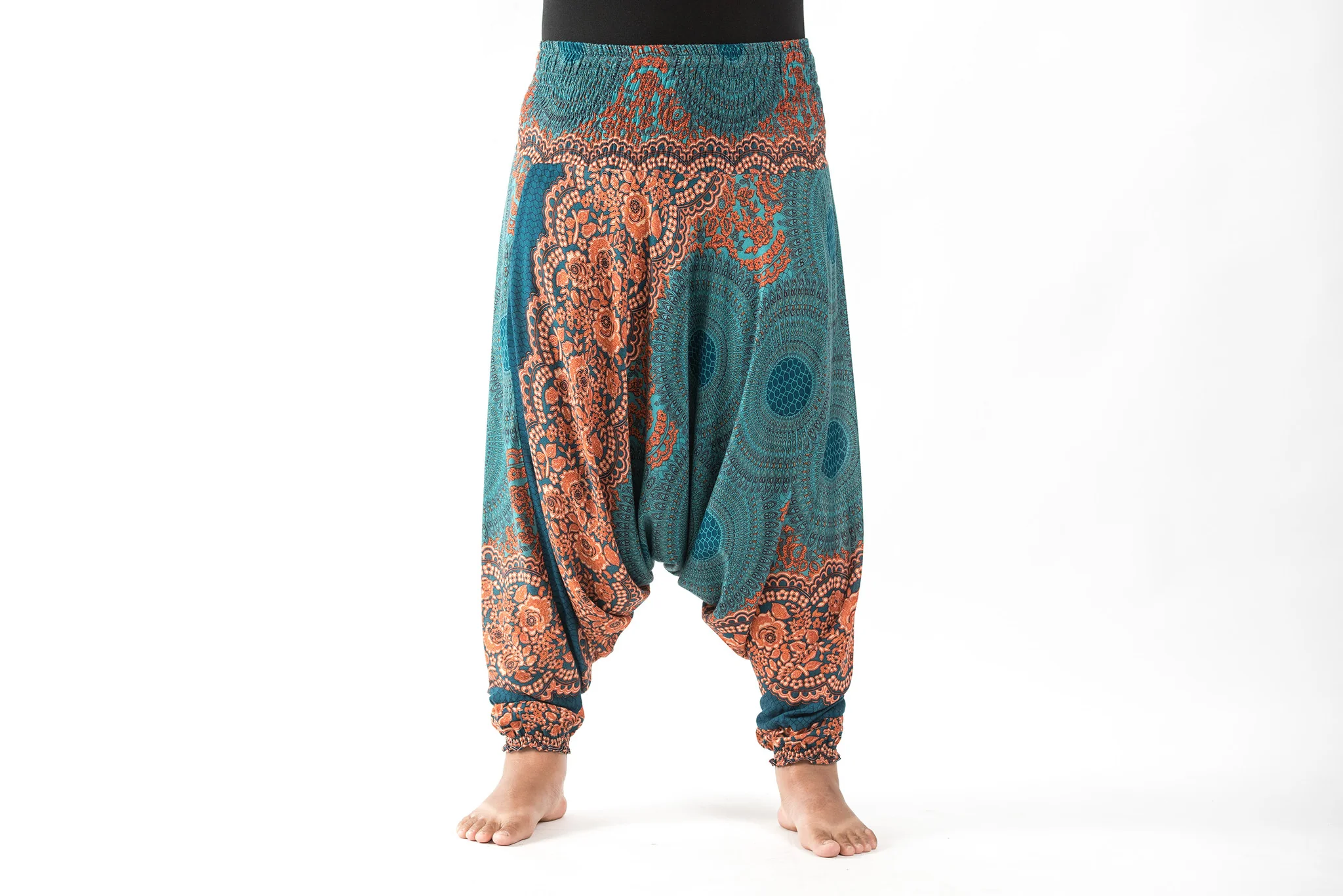 1586-Plus-Size-Geometric-Mandalas-2-in-1-Jumpsuit-Harem-Pants-in-Turquoise-2.webp Plus Size Geometric Mandalas 2-in-1 Jumpsuit Harem Pants in Turquoise