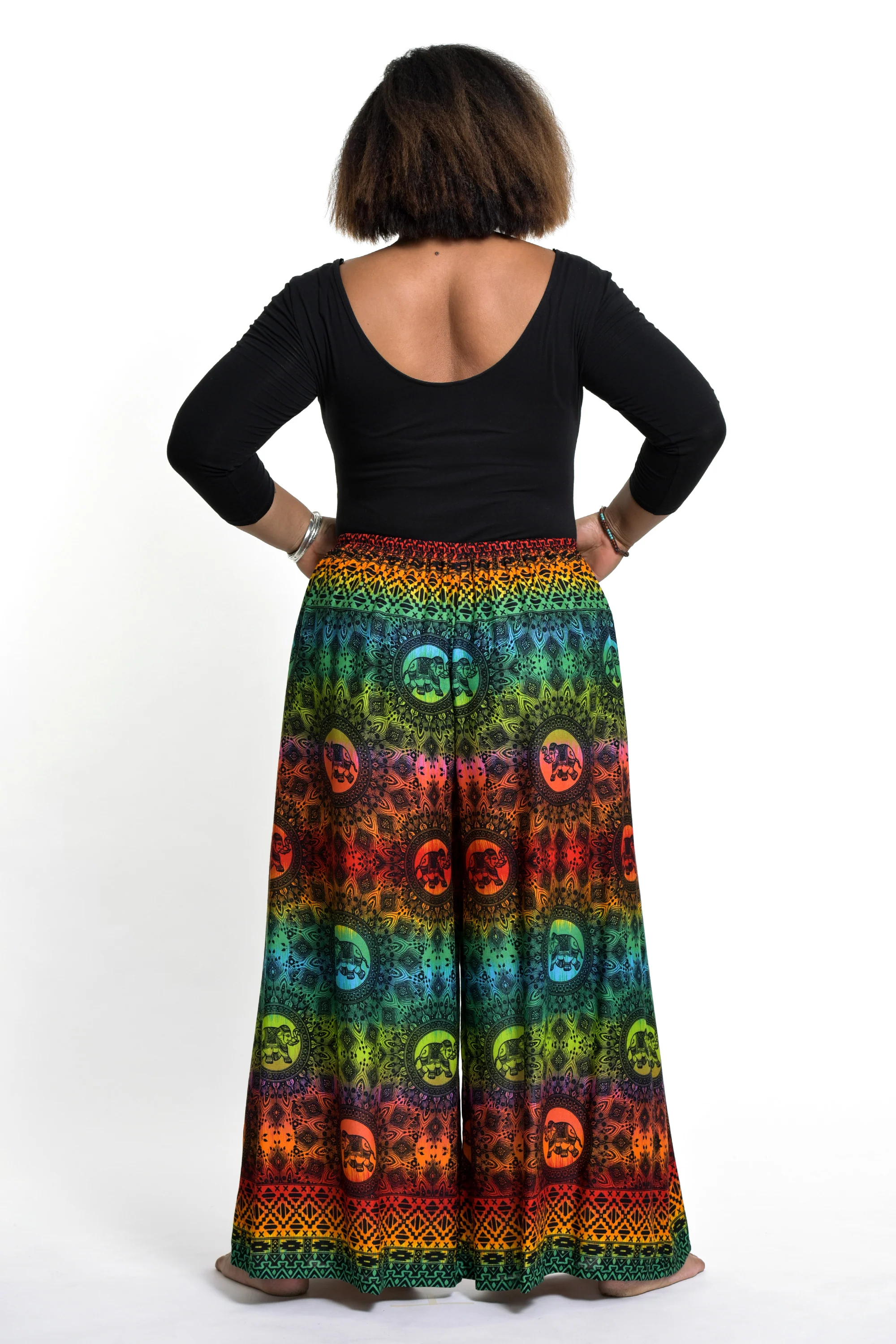 1596-Plus-Size-Rainbow-Elephant-Palazzo-Style-Elephant-Pants-in-Orange-4.webp Plus Size Rainbow Elephant Palazzo Style Elephant Pants in Orange