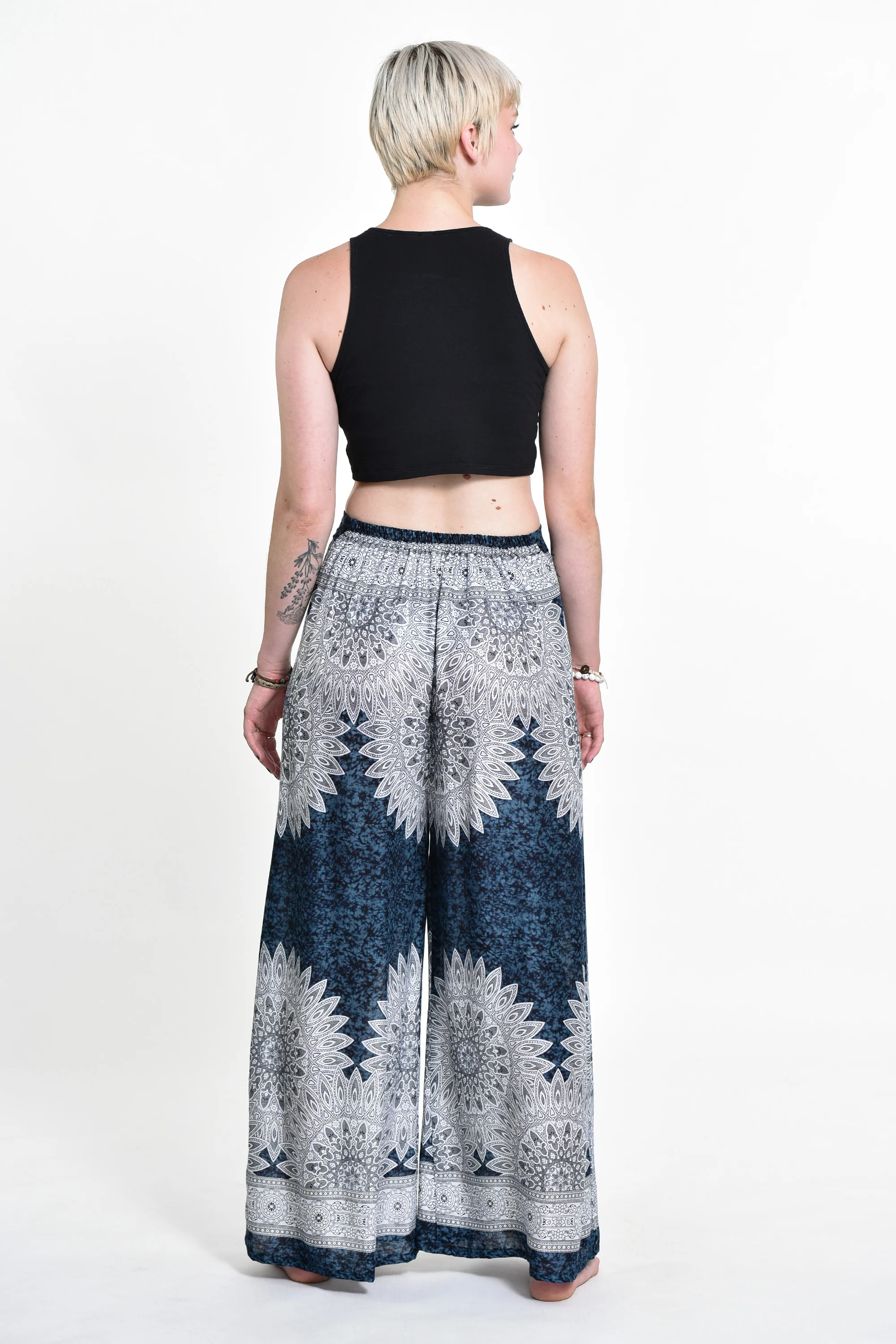 1602-Marble-Mandalas-Palazzo-Style-Harem-Pants-in-Indigo-4.webp Marble Mandalas Palazzo Style Harem Pants in Indigo