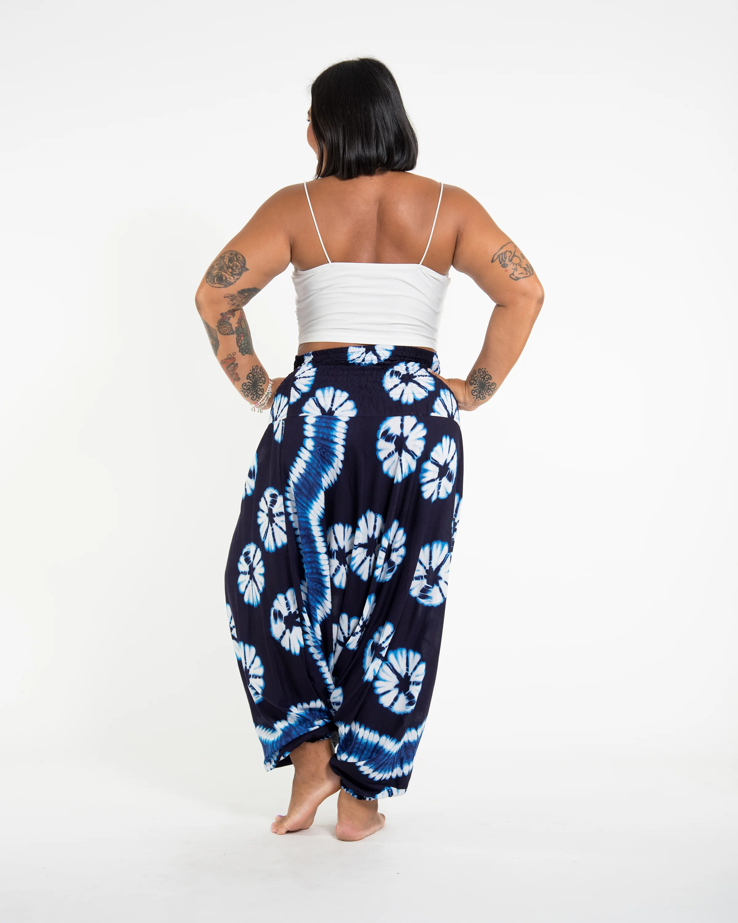 1644-Plus-Size-Tie-Dye-2-in-1-Jumpsuit-Harem-Pants-in-Indigo-4.webp Plus Size Tie Dye 2-in-1 Jumpsuit Harem Pants in Indigo