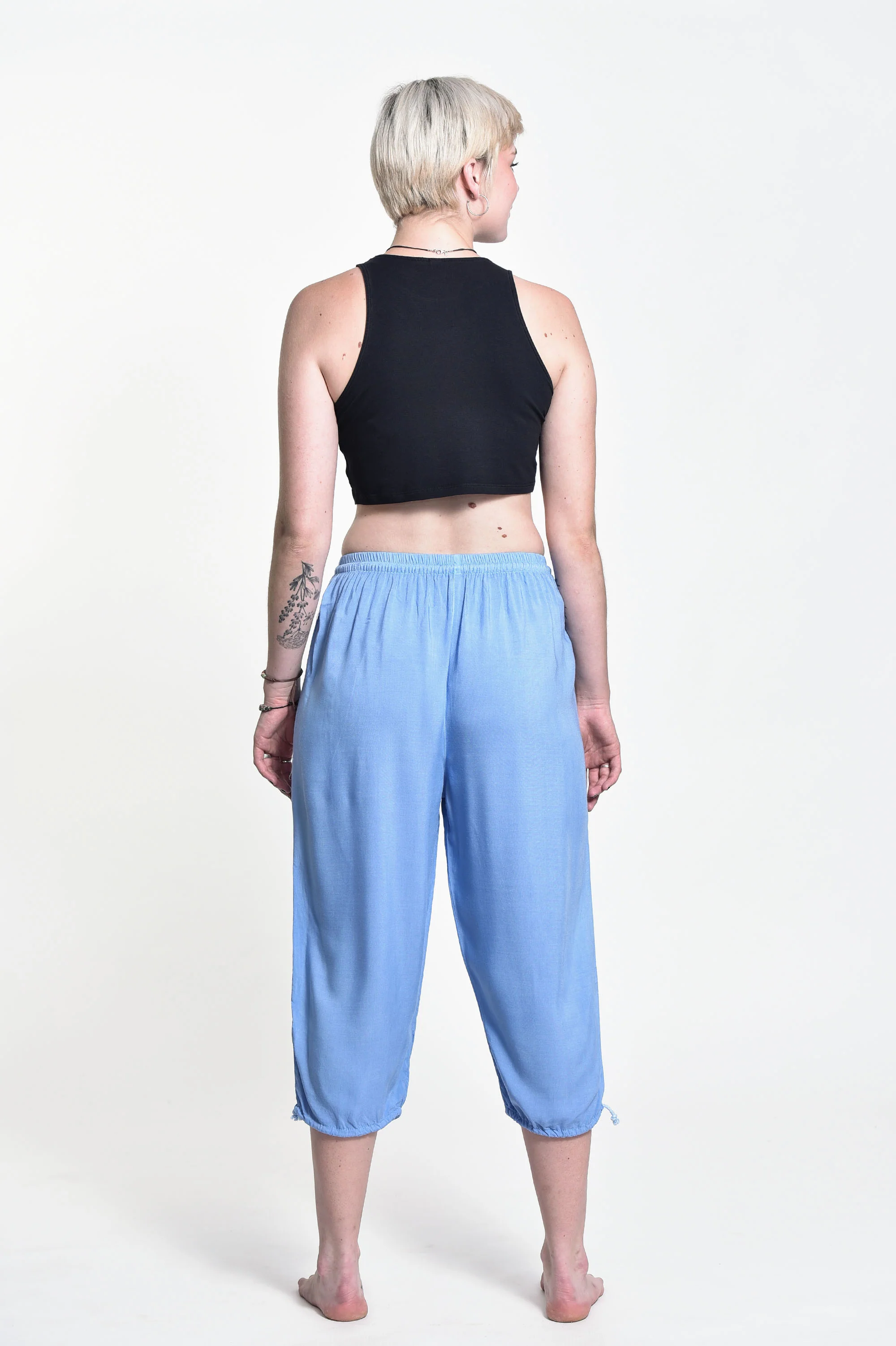 1650-Women-s-Drawstring-Yoga-Massage-Cropped-Pants-in-Blue-4.webp Women's Drawstring Yoga Massage Cropped Pants in Blue
