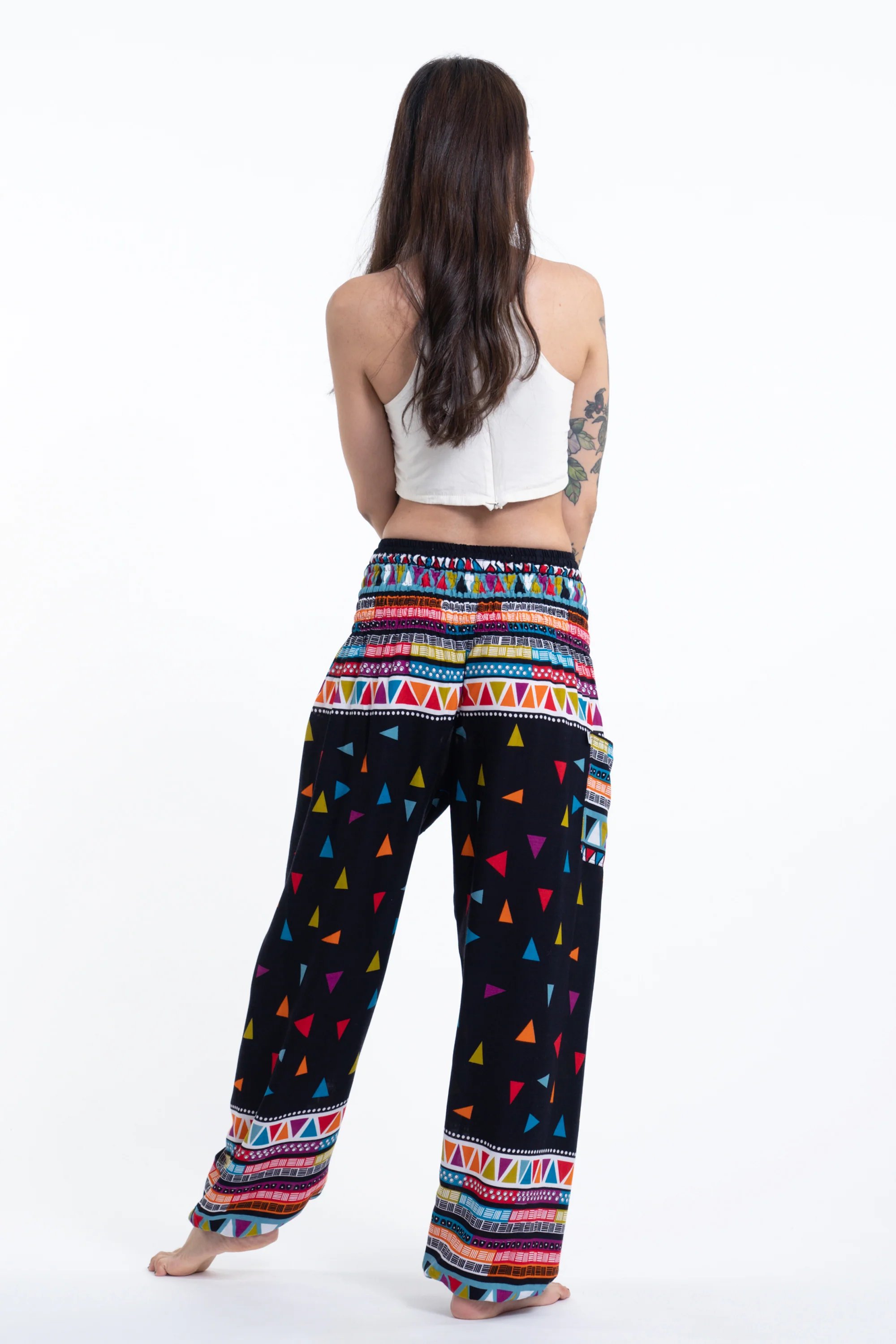 1670-Triangles-Women-s-Harem-Pants-in-Black-4.webp Triangles Women's Harem Pants in Black