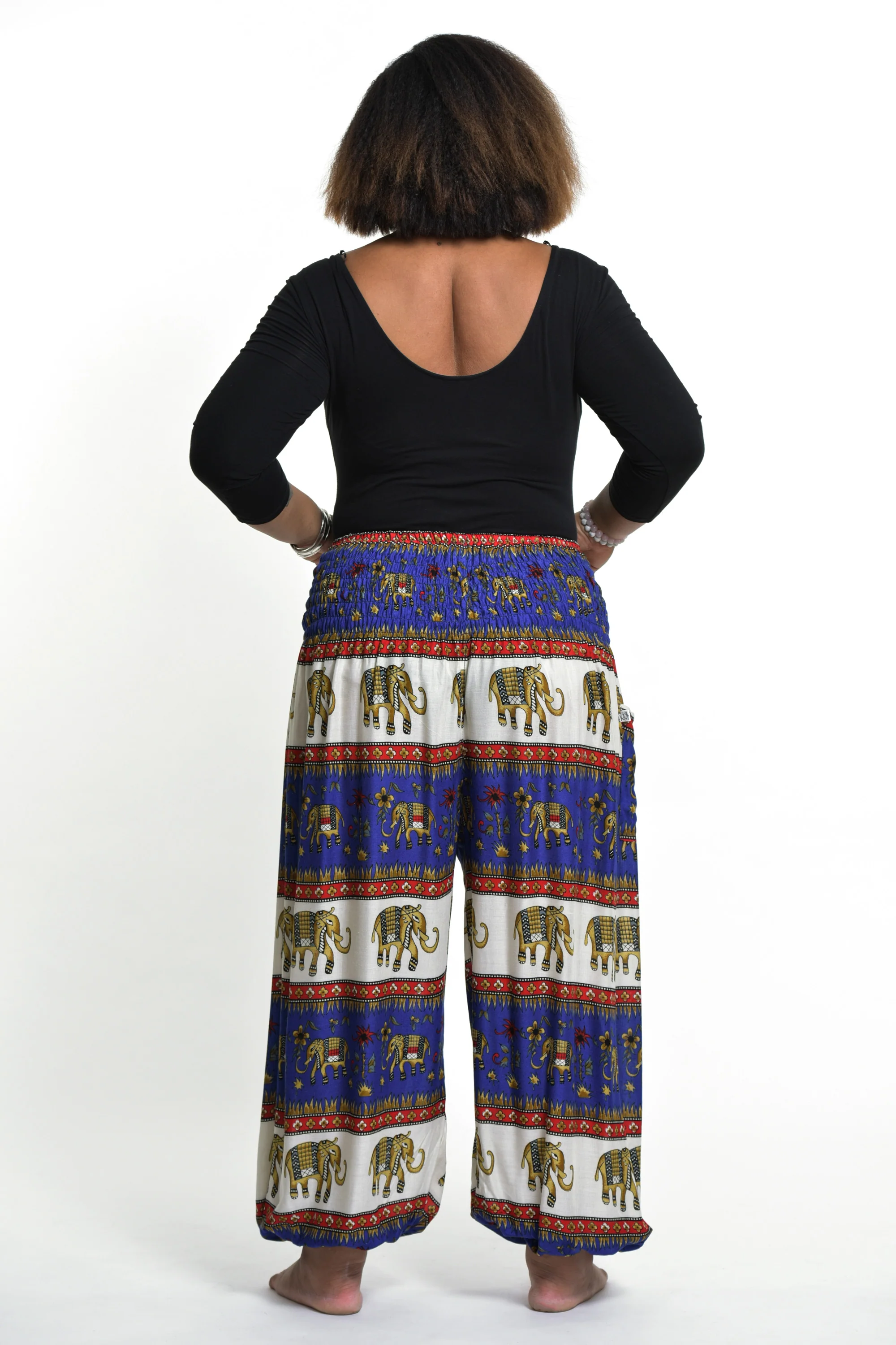 1675-Plus-Size-Elephant-Bliss-Women-s-Elephant-Pants-in-Blue-4.webp Plus Size Elephant Bliss Women's Elephant Pants in Blue