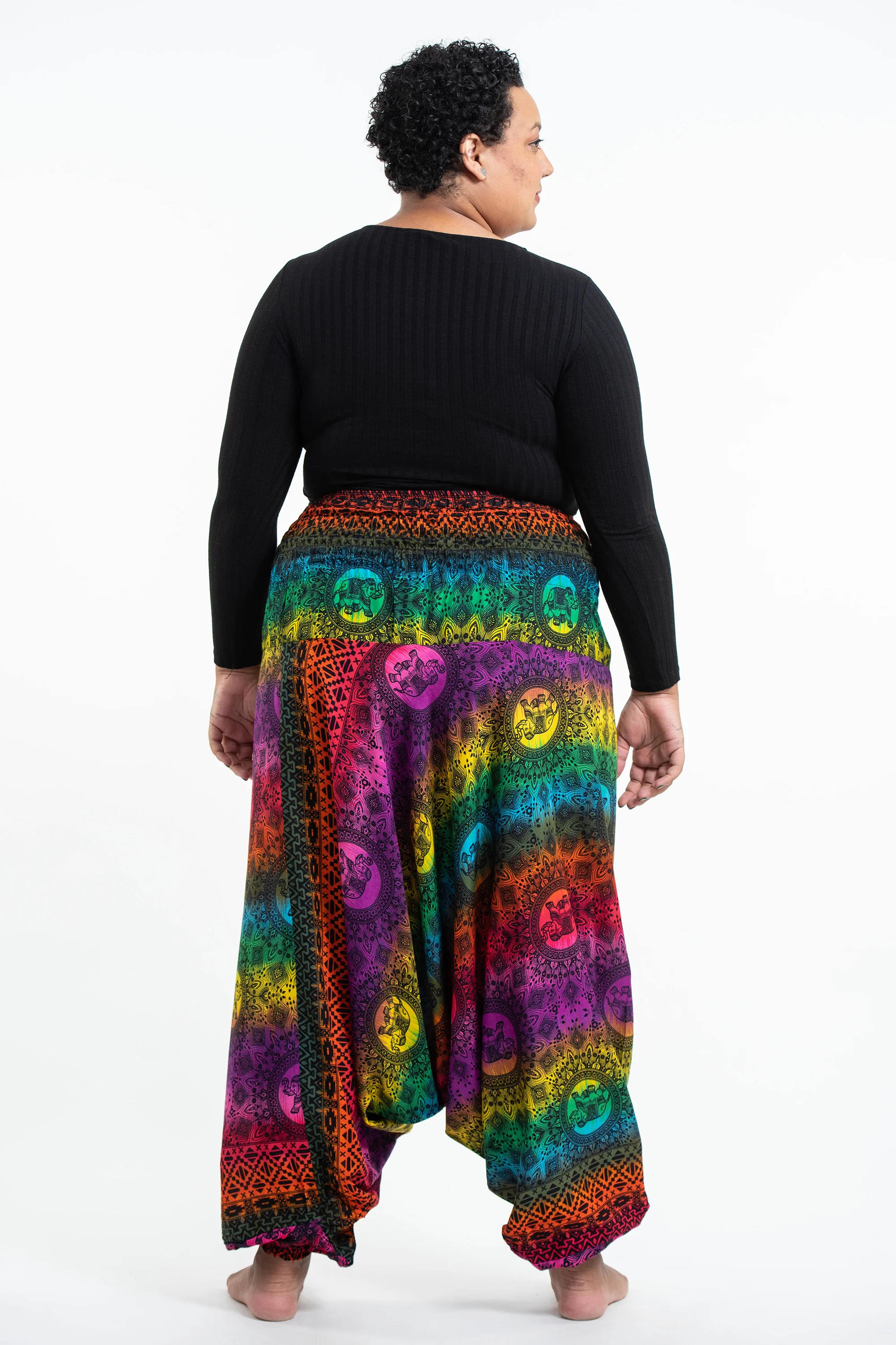 1681-Plus-Size-Rainbow-Elephant-2-in-1-Jumpsuit-Elephant-Pants-in-Purple-4.webp Plus Size Rainbow Elephant 2-in-1 Jumpsuit Elephant Pants in Purple