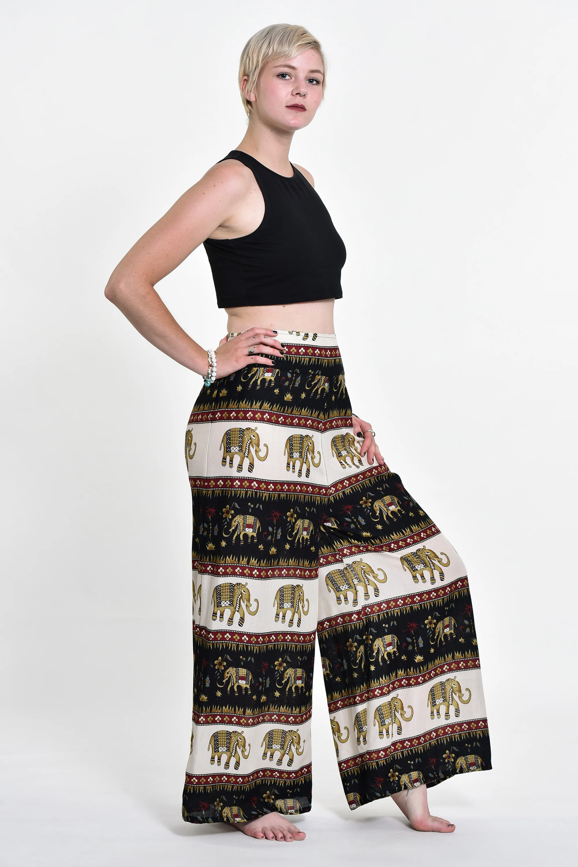 1722-Elephant-Bliss-Palazzo-Style-Elephant-Pants-in-Black-3.webp Elephant Bliss Palazzo Style Elephant Pants in Black