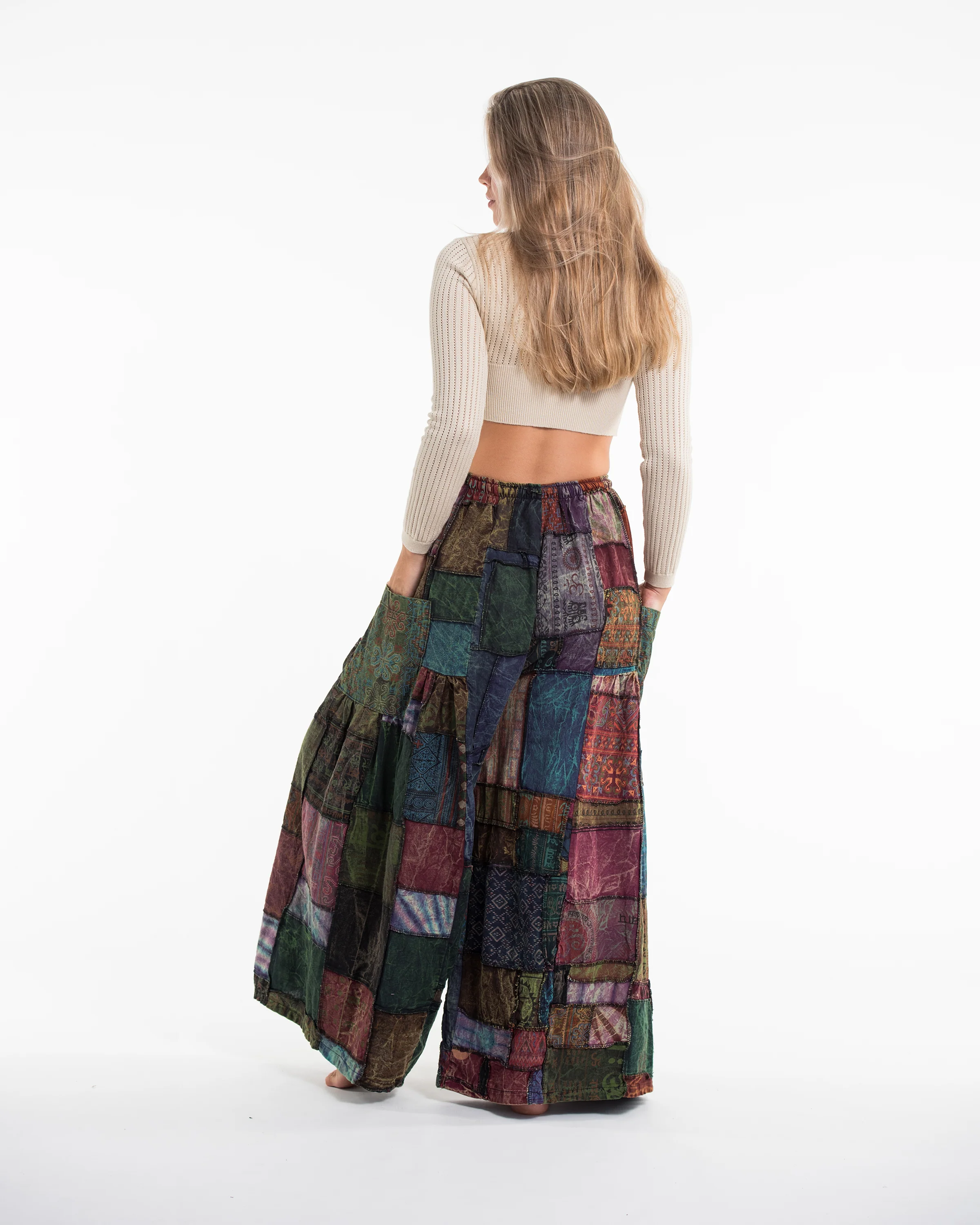 1745-Women-s-Patchwork-Stone-Washed-Wide-Leg-Cotton-Pants-in-Dusk-6.webp Women's Patchwork Stone Washed Wide Leg Cotton Pants in Dusk