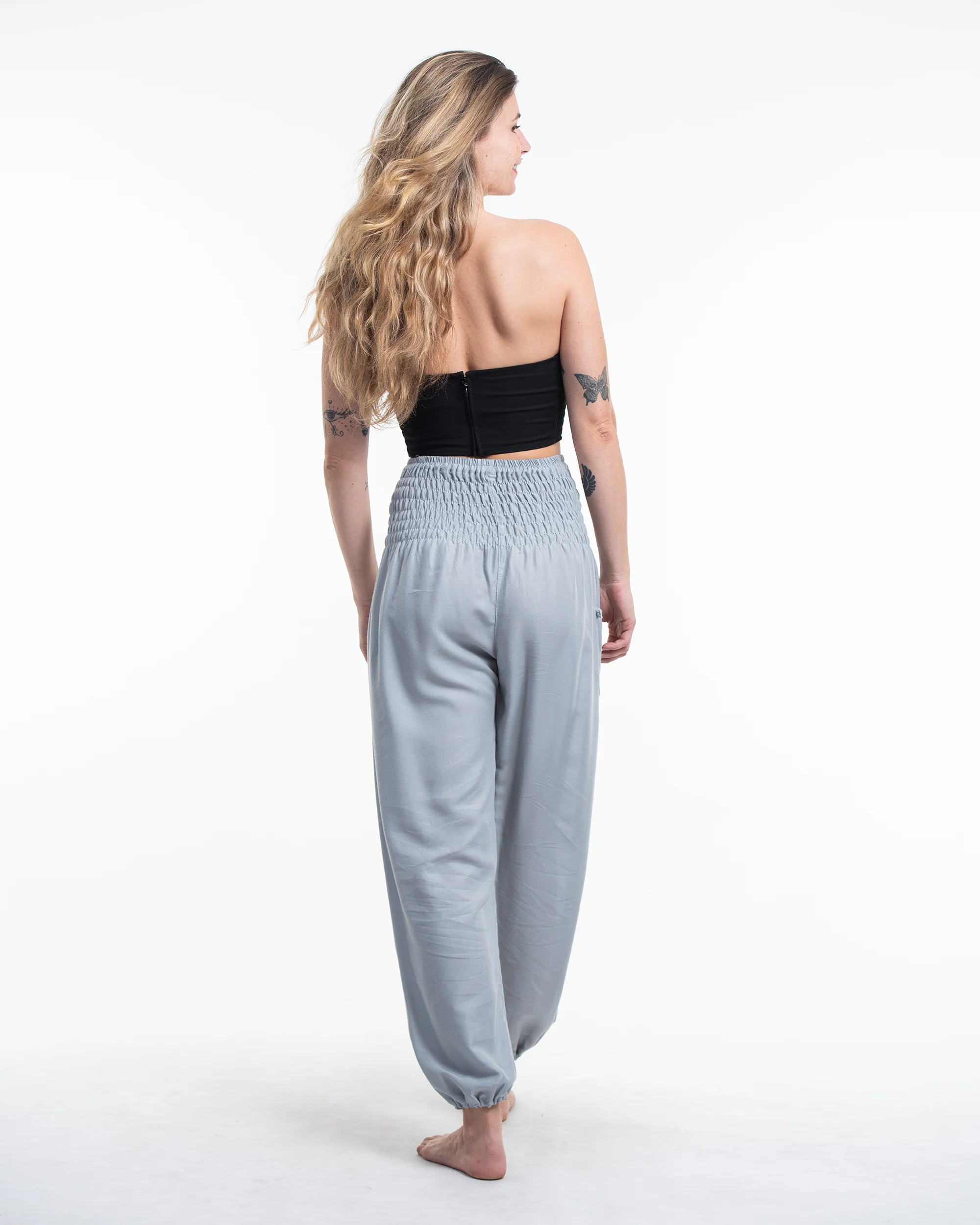 1750-Solid-Color-Women-s-Harem-Pants-in-Light-Gray-4.webp Solid Color Women's Harem Pants in Light Gray