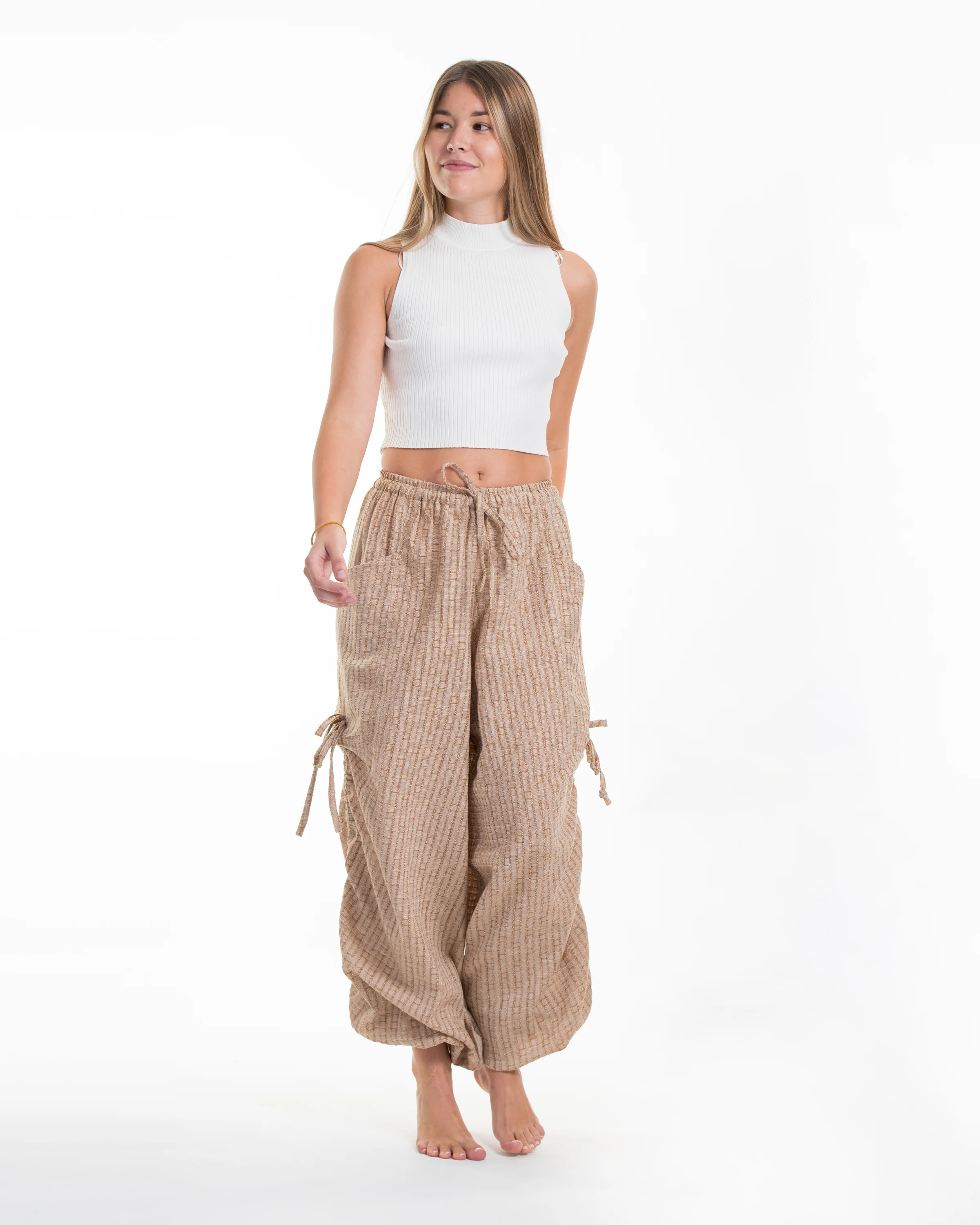 1772-Women-s-Ribbed-Tencel-Cotton-Blend-Pants-in-Beige-4.webp Women's Ribbed Tencel Cotton Blend Pants in Beige