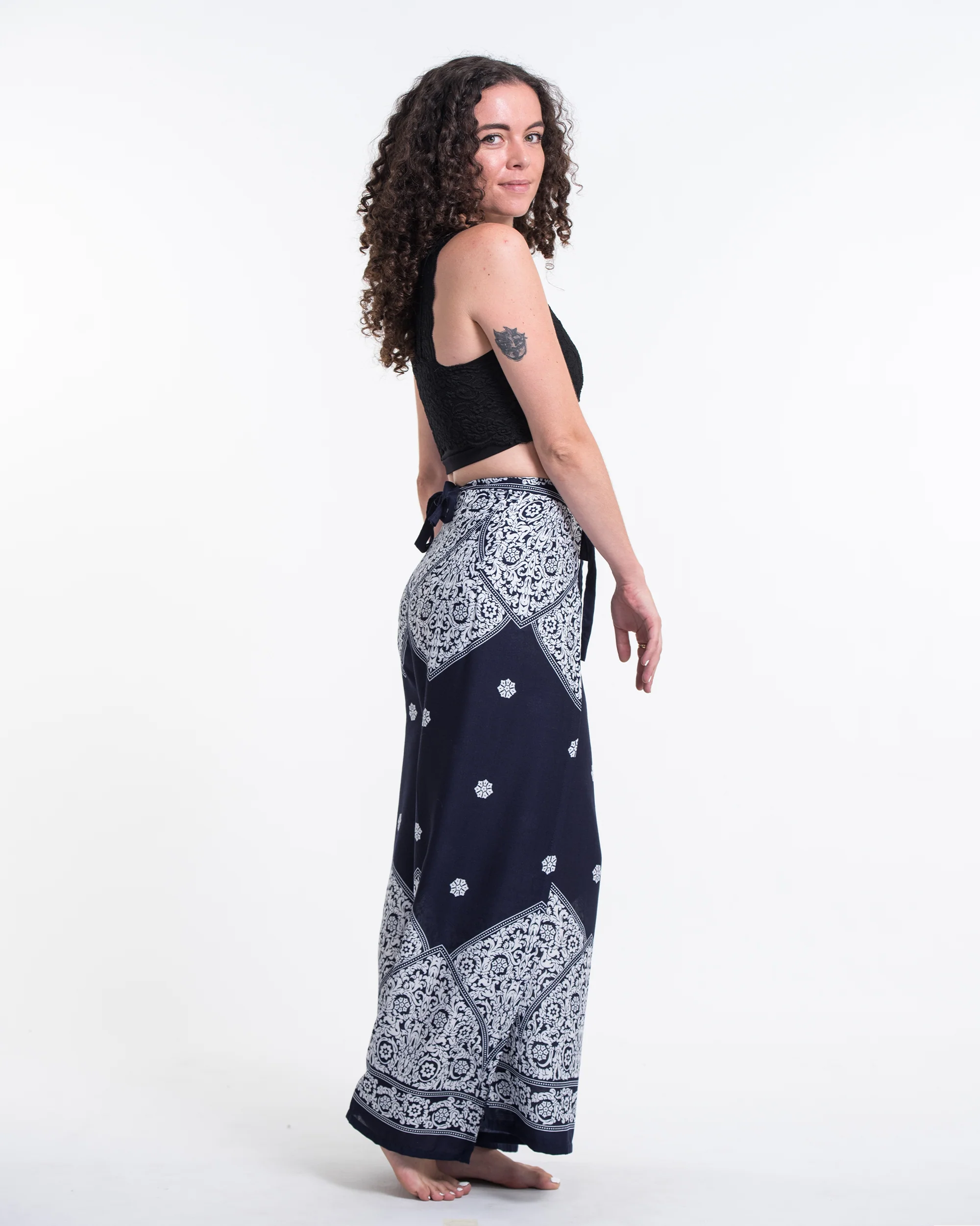 1807-Blooming-Vines-Wrap-Palazzo-Style-Harem-Pants-in-Navy-3.webp Blooming Vines Wrap Palazzo Style Harem Pants in Navy
