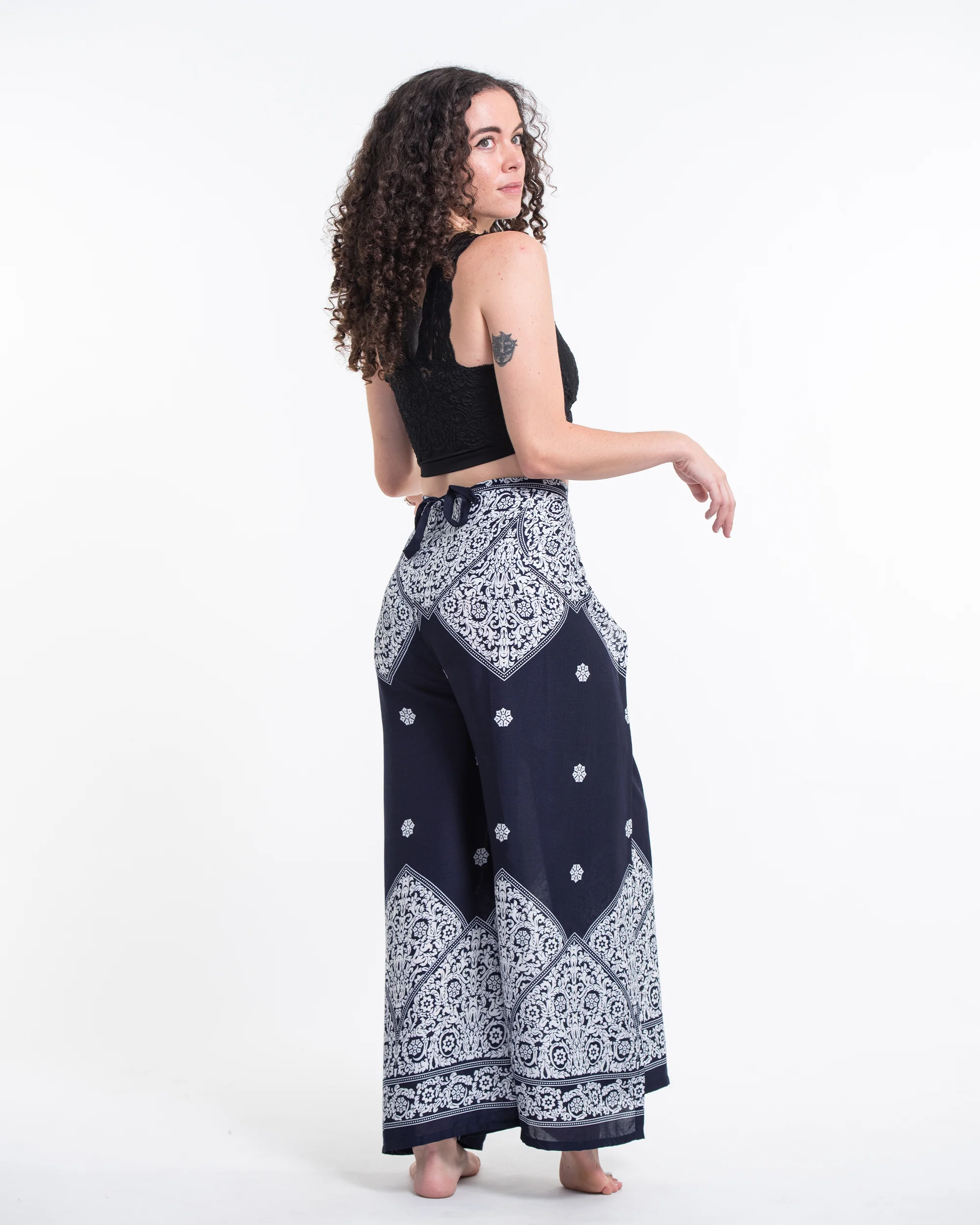 1807-Blooming-Vines-Wrap-Palazzo-Style-Harem-Pants-in-Navy-4.webp Blooming Vines Wrap Palazzo Style Harem Pants in Navy