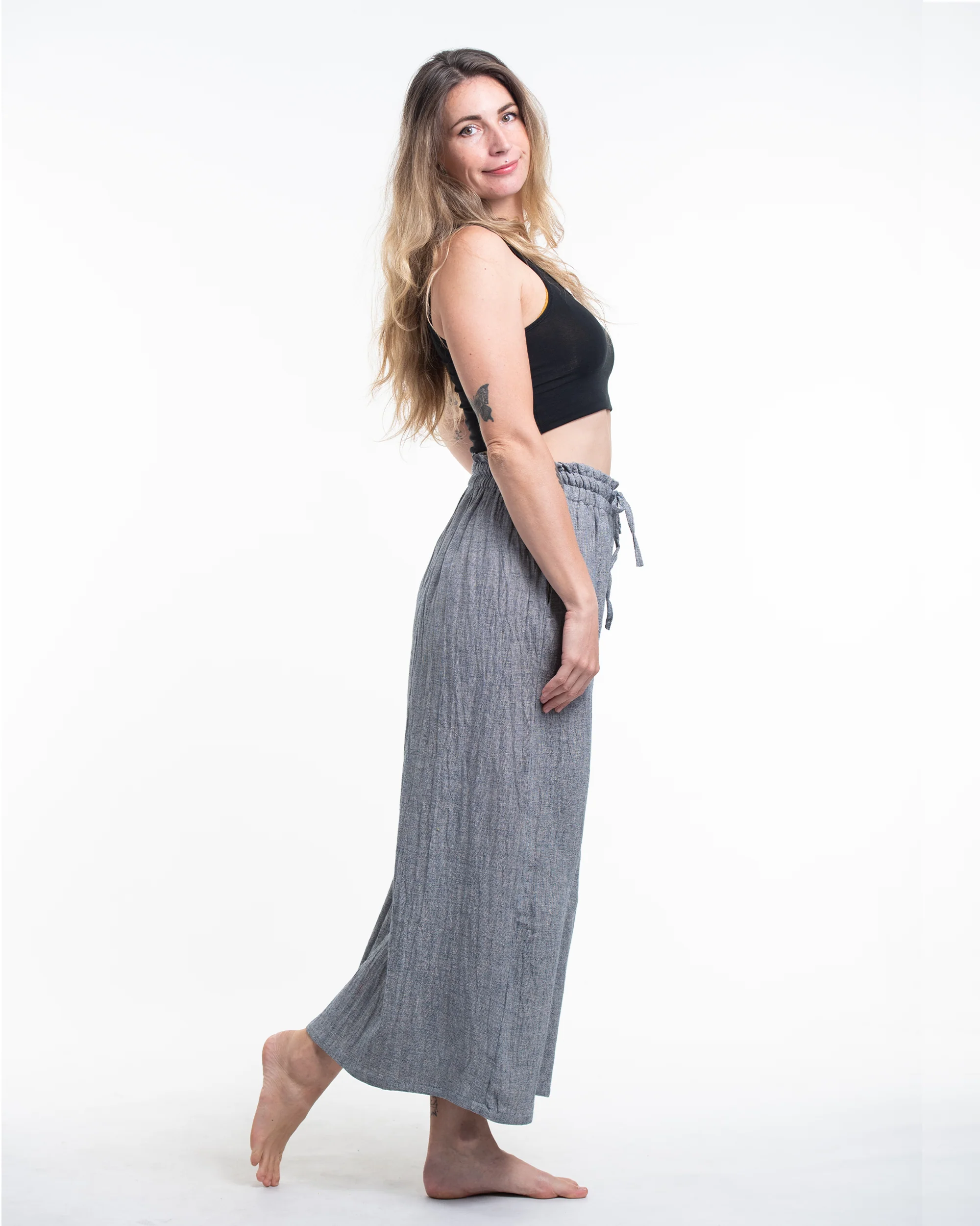 1822-Women-s-Linen-Cotton-Blend-Palazzo-Pants-in-Navy-3.webp Women's Linen Cotton Blend Palazzo Pants in Navy