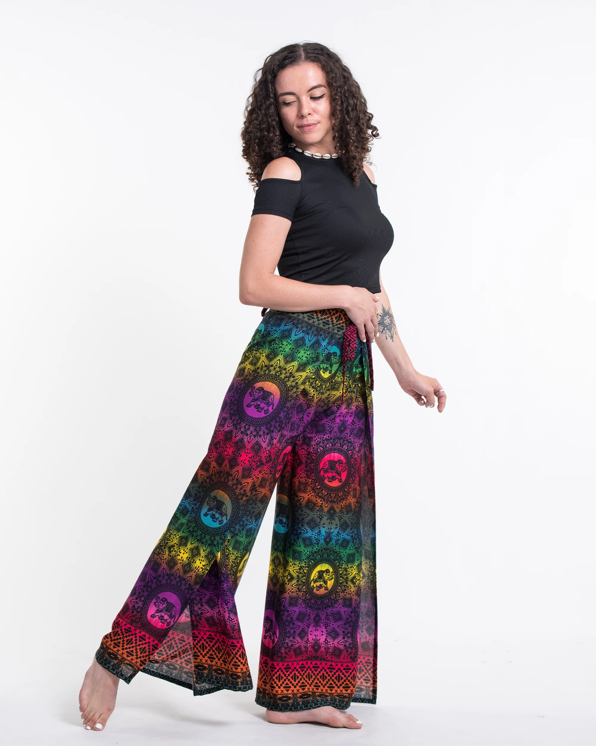 1844-Rainbow-Elephant-Wrap-Palazzo-Style-Elephant-Pants-in-Purple-3.webp Rainbow Elephant Wrap Palazzo Style Elephant Pants in Purple