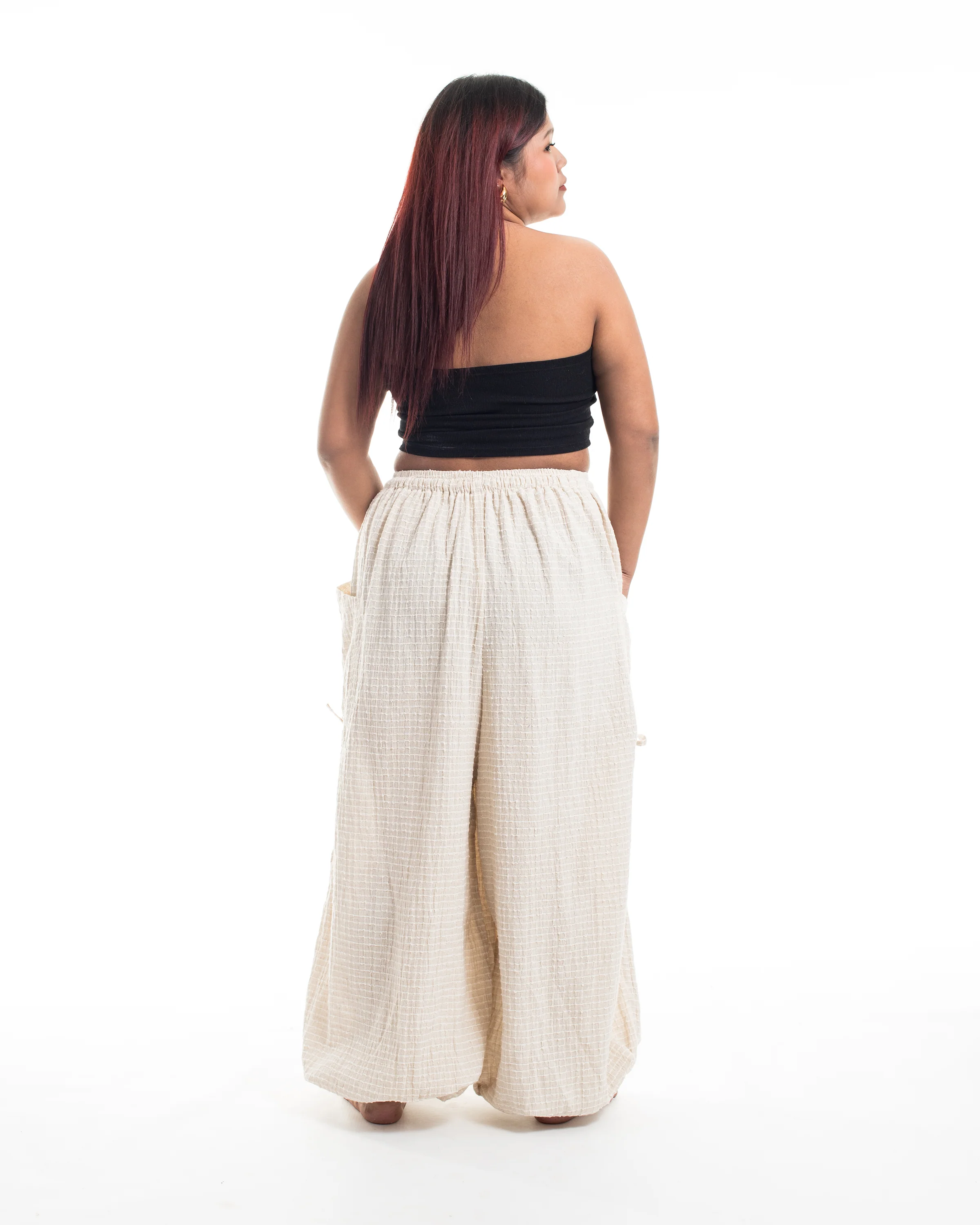 1846-Plus-Size-Women-s-Ribbed-Linen-Cotton-Blend-Pants-in-Natural-4.webp Plus Size Women's Ribbed Linen Cotton Blend Pants in Natural