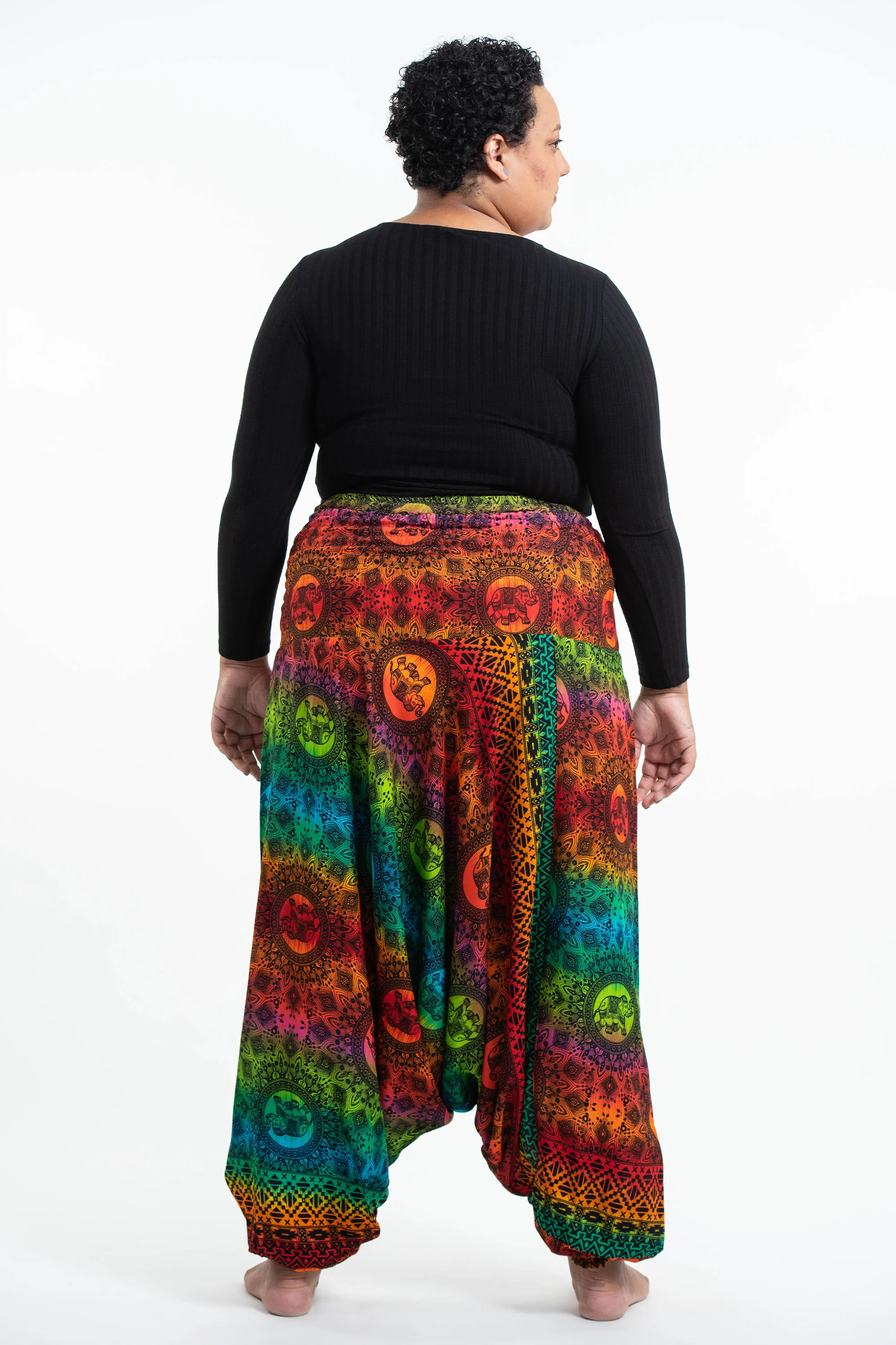 1862-Plus-Size-Rainbow-Elephant-2-in-1-Jumpsuit-Elephant-Pants-in-Orange-4.webp Plus Size Rainbow Elephant 2-in-1 Jumpsuit Elephant Pants in Orange