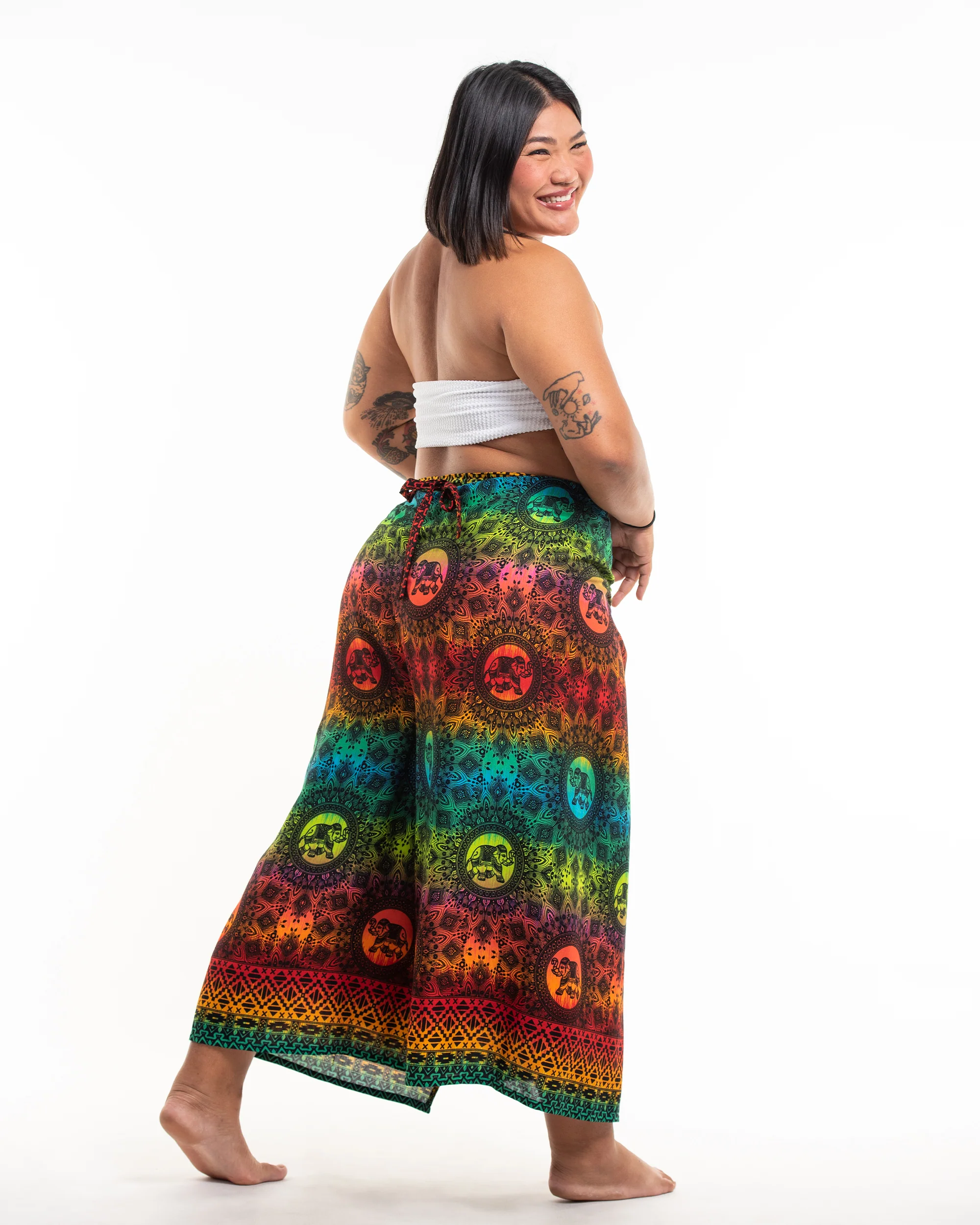 1873-Plus-Size-Rainbow-Elephant-Wrap-Palazzo-Style-Elephant-Pants-in-Orange-3.webp Plus Size Rainbow Elephant Wrap Palazzo Style Elephant Pants in Orange