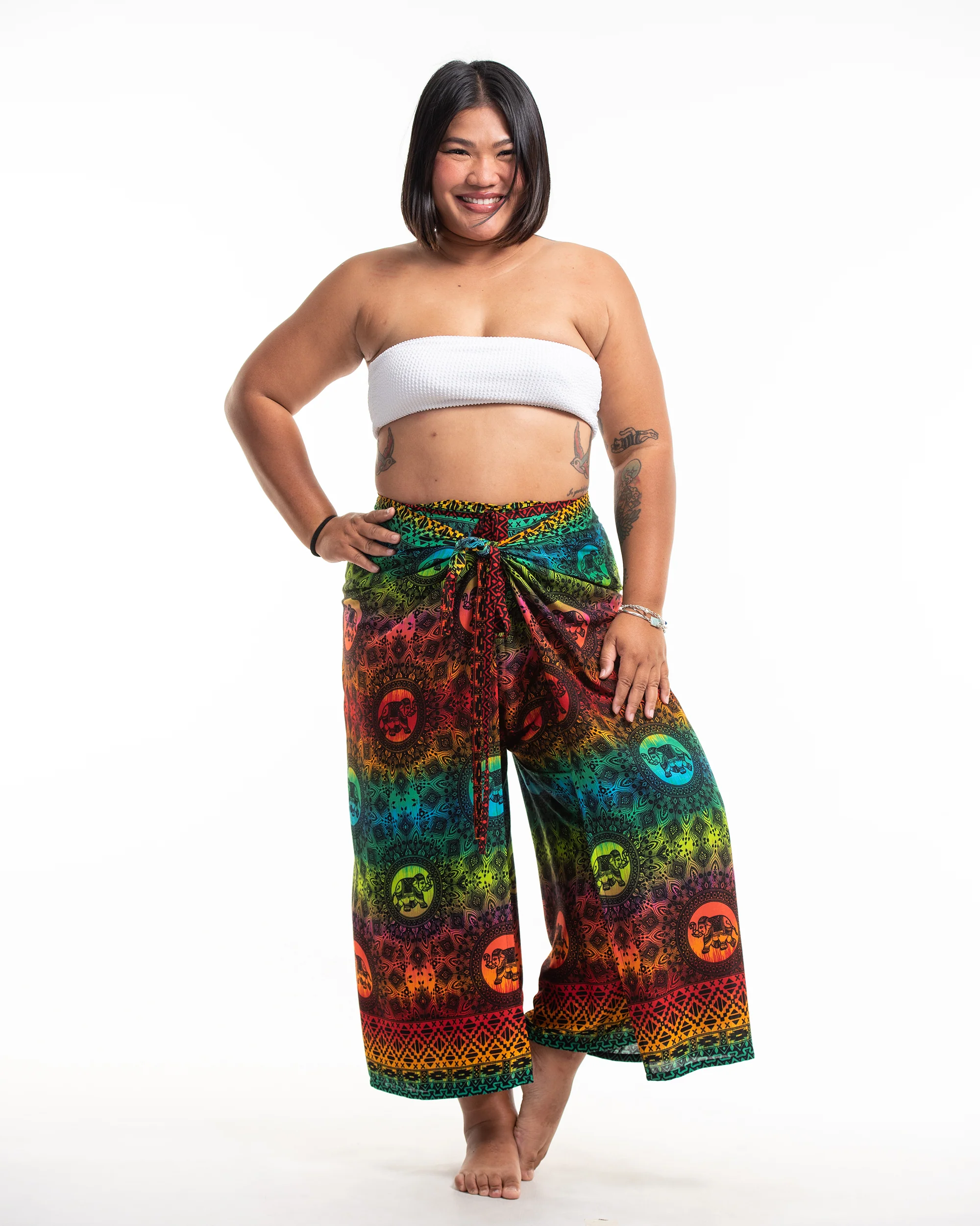 1873-Plus-Size-Rainbow-Elephant-Wrap-Palazzo-Style-Elephant-Pants-in-Orange-5.webp Plus Size Rainbow Elephant Wrap Palazzo Style Elephant Pants in Orange