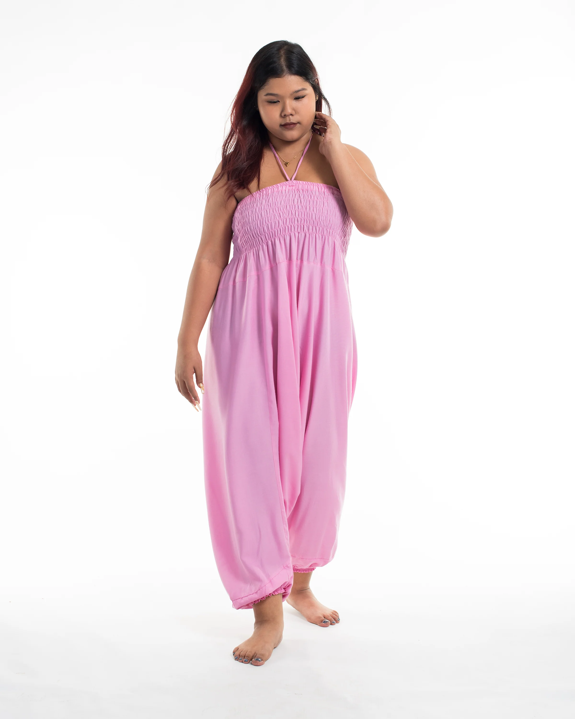 1876-Plus-Size-Solid-Color-2-in-1-Jumpsuit-Harem-Pants-in-Light-Pink-5.webp Plus Size Solid Color 2-in-1 Jumpsuit Harem Pants in Light Pink