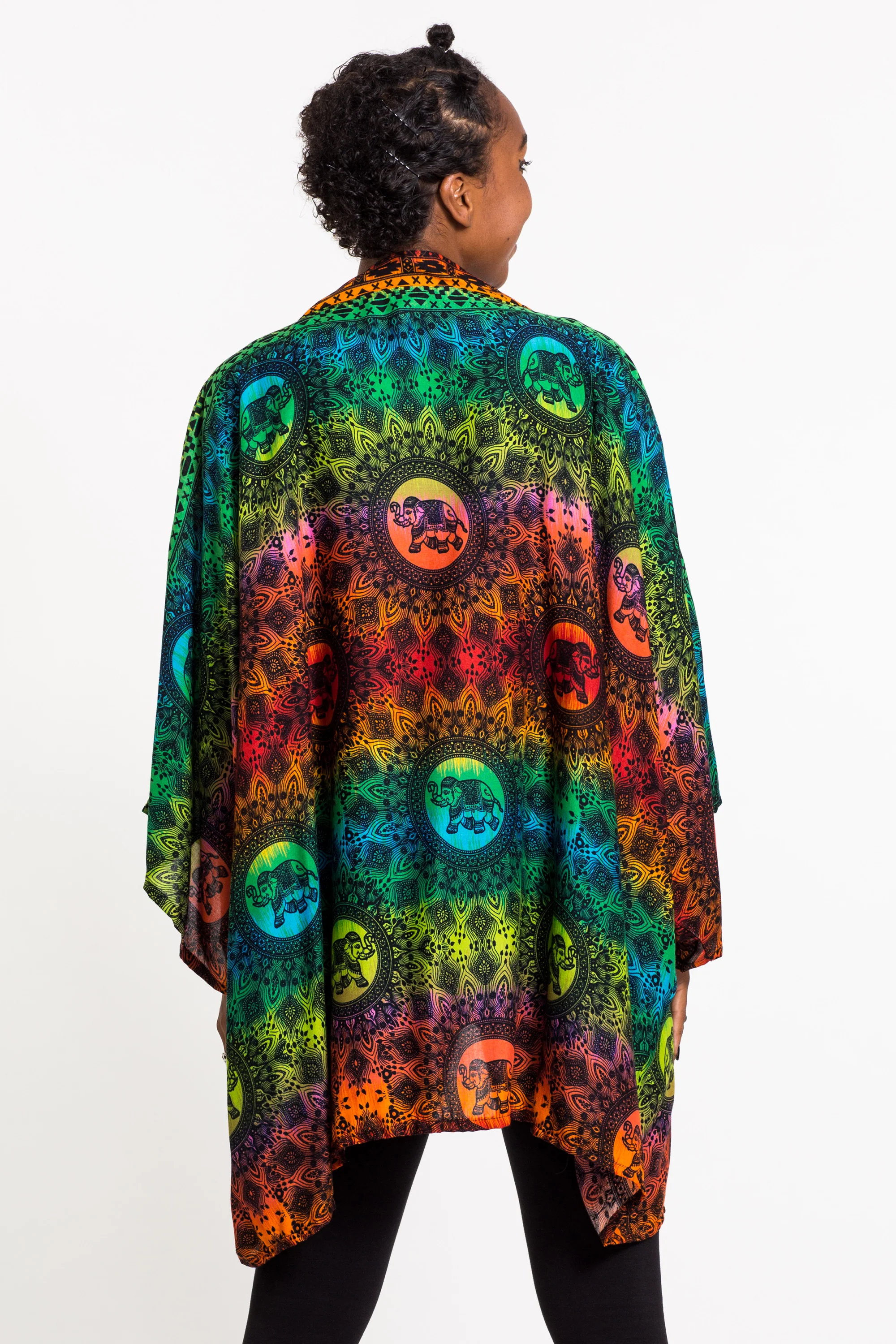 1890-Rainbow-Elephant-Kimono-Cardigan-in-Orange-4.webp Rainbow Elephant Kimono Cardigan in Orange