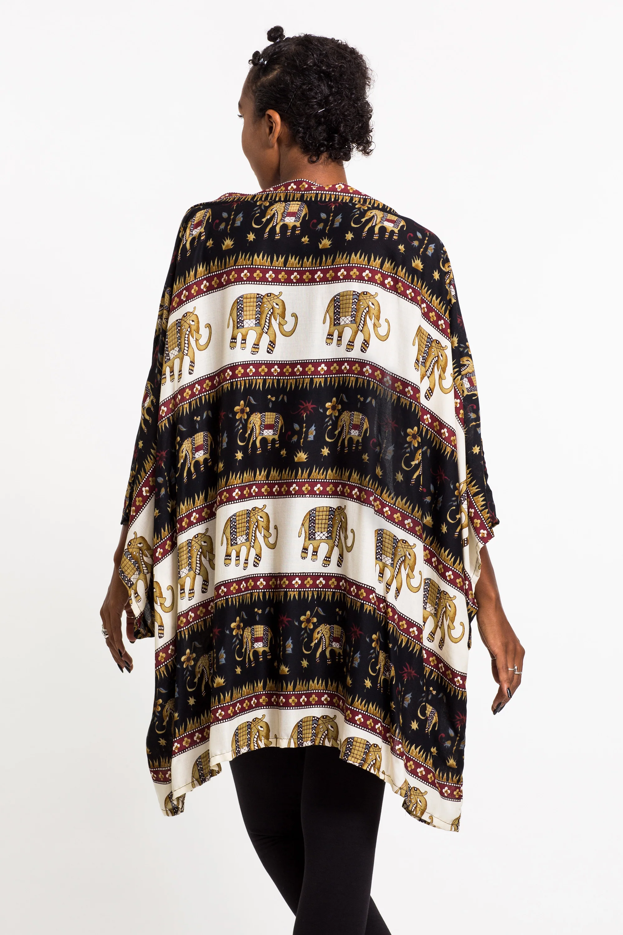 1893-Elephant-Bliss-Kimono-Cardigan-in-Black-3.webp Elephant Bliss Kimono Cardigan in Black