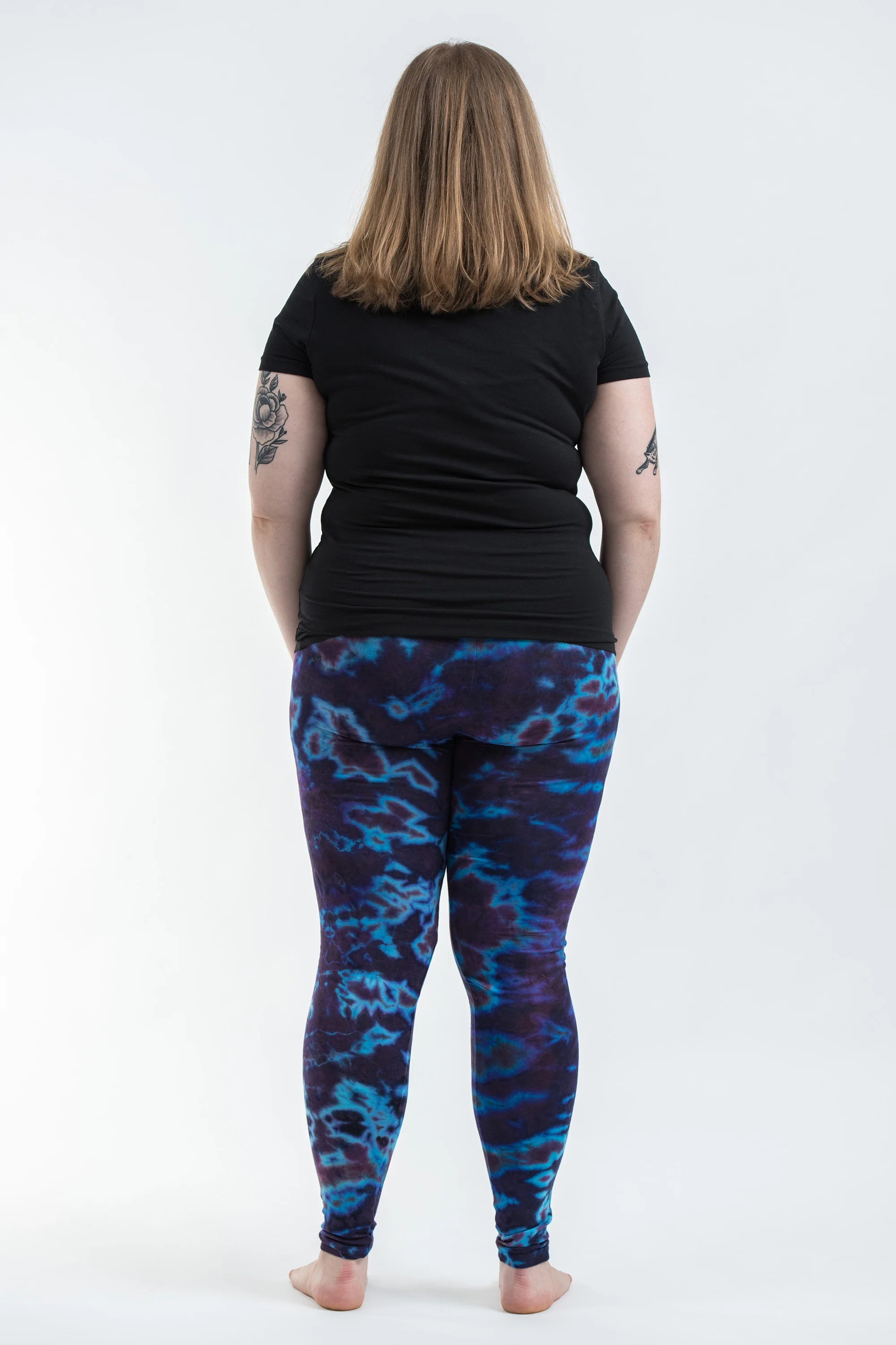 1908-Plus-Size-Marble-Tie-Dye-Cotton-Leggings-in-Indigo-4.webp Plus Size Marble Tie Dye Cotton Leggings in Indigo