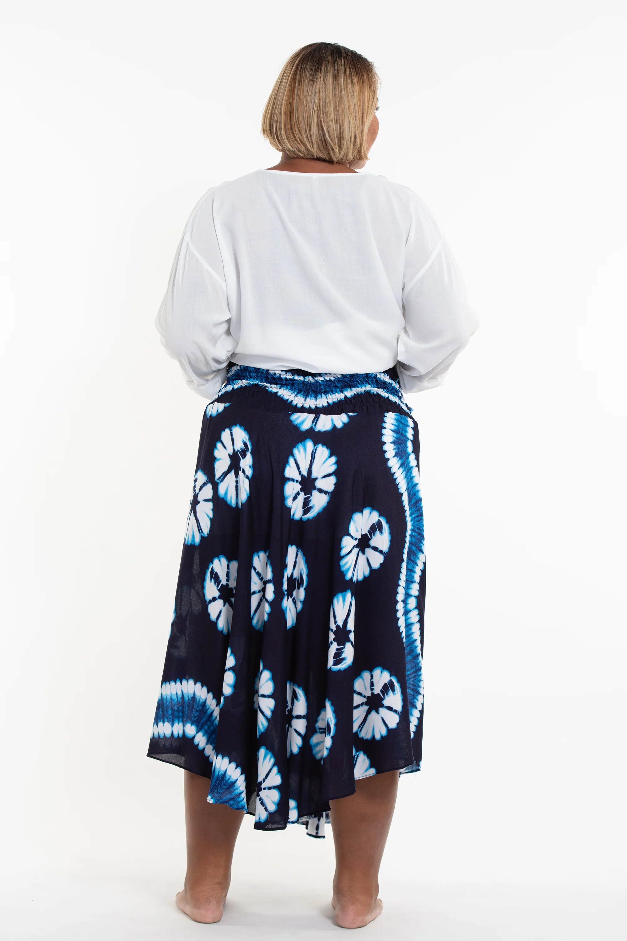 1925-Plus-Size-Tie-Dye-Handkerchief-Midi-Skirt-in-Indigo-4.webp Plus Size Tie Dye Handkerchief Midi Skirt in Indigo