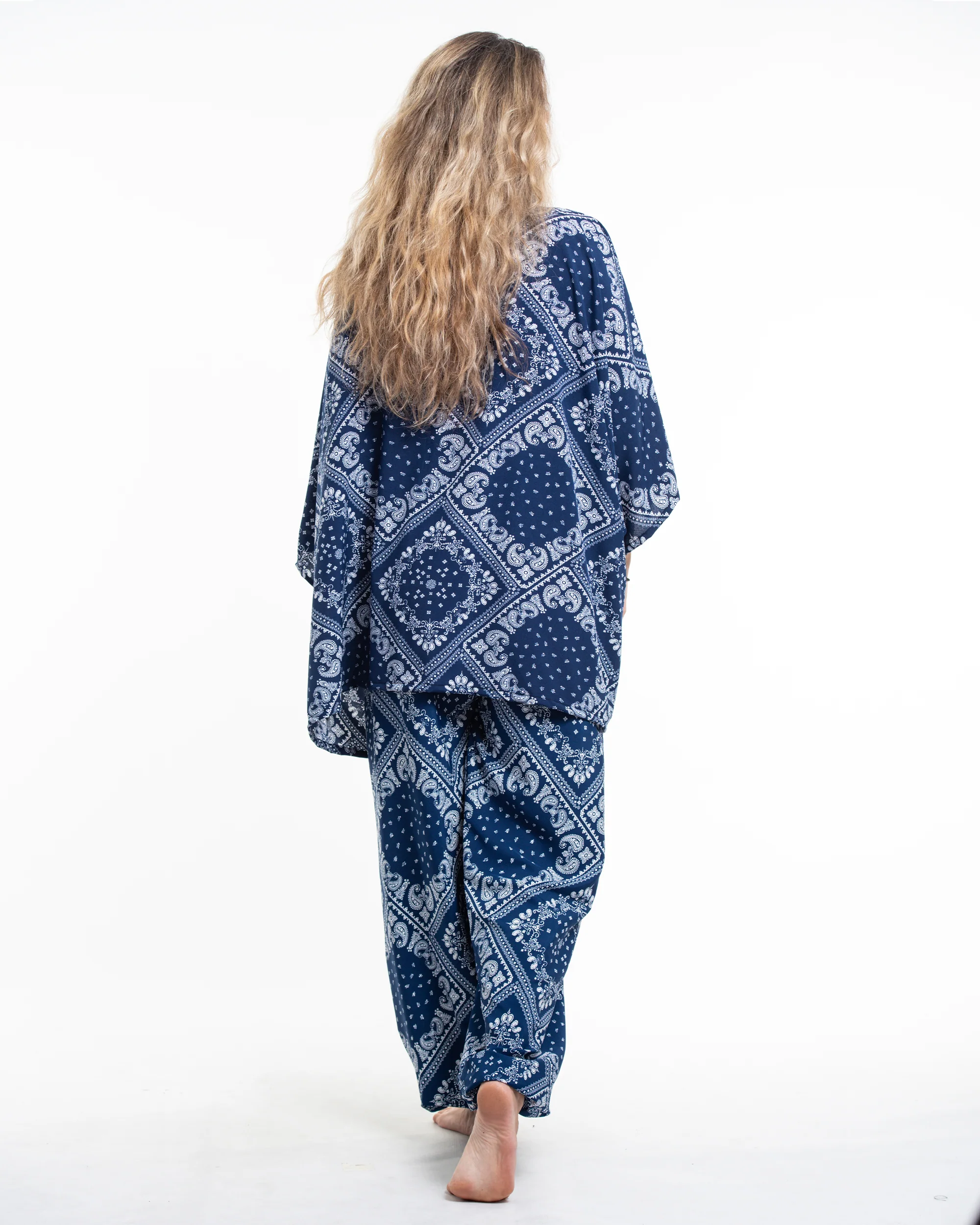 1930-Patchwork-Paisley-Kimono-Cardigan-in-Navy-6.webp Patchwork Paisley Kimono Cardigan in Navy