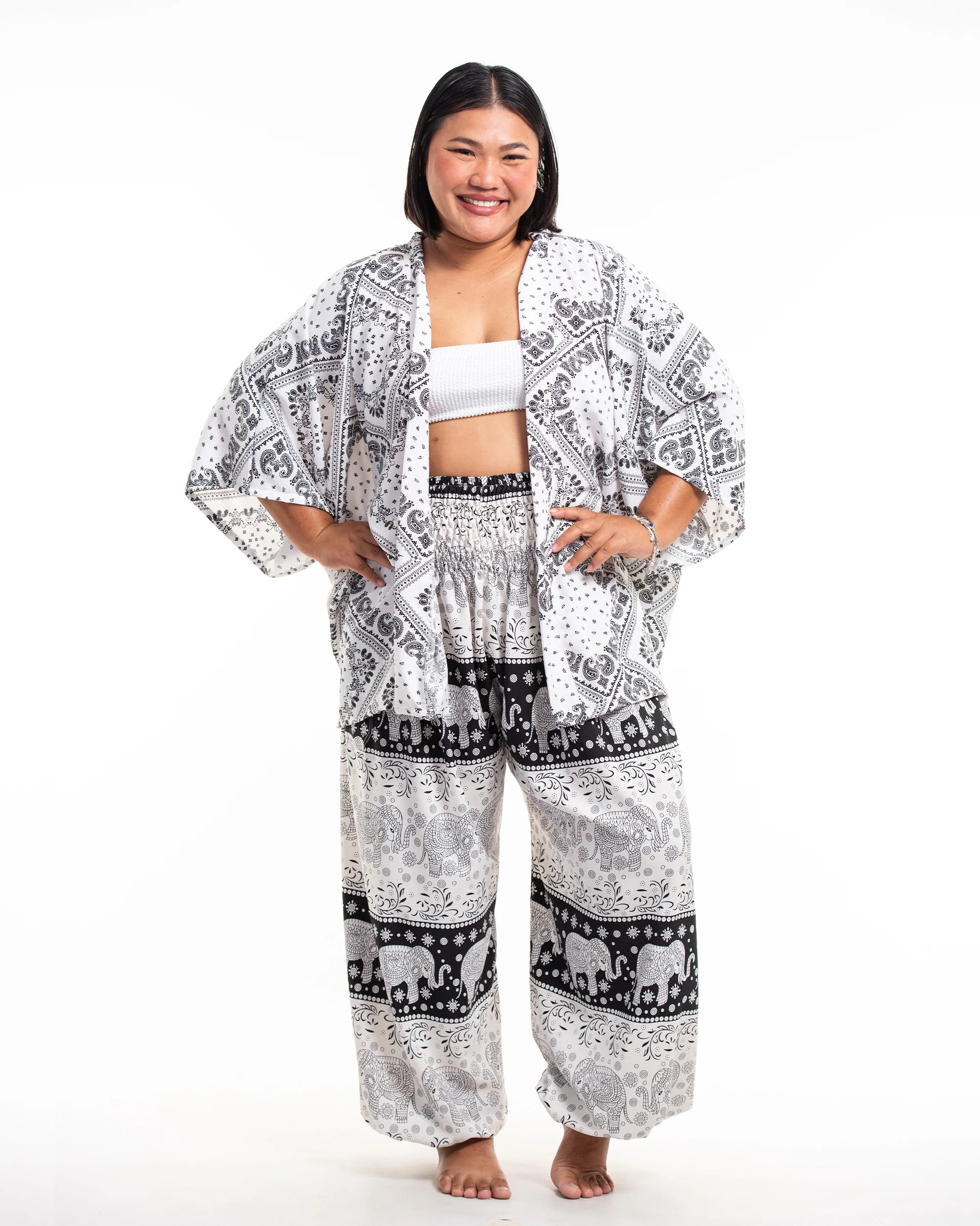 1935-Patchwork-Paisley-Kimono-Cardigan-in-White-5.webp Patchwork Paisley Kimono Cardigan in White