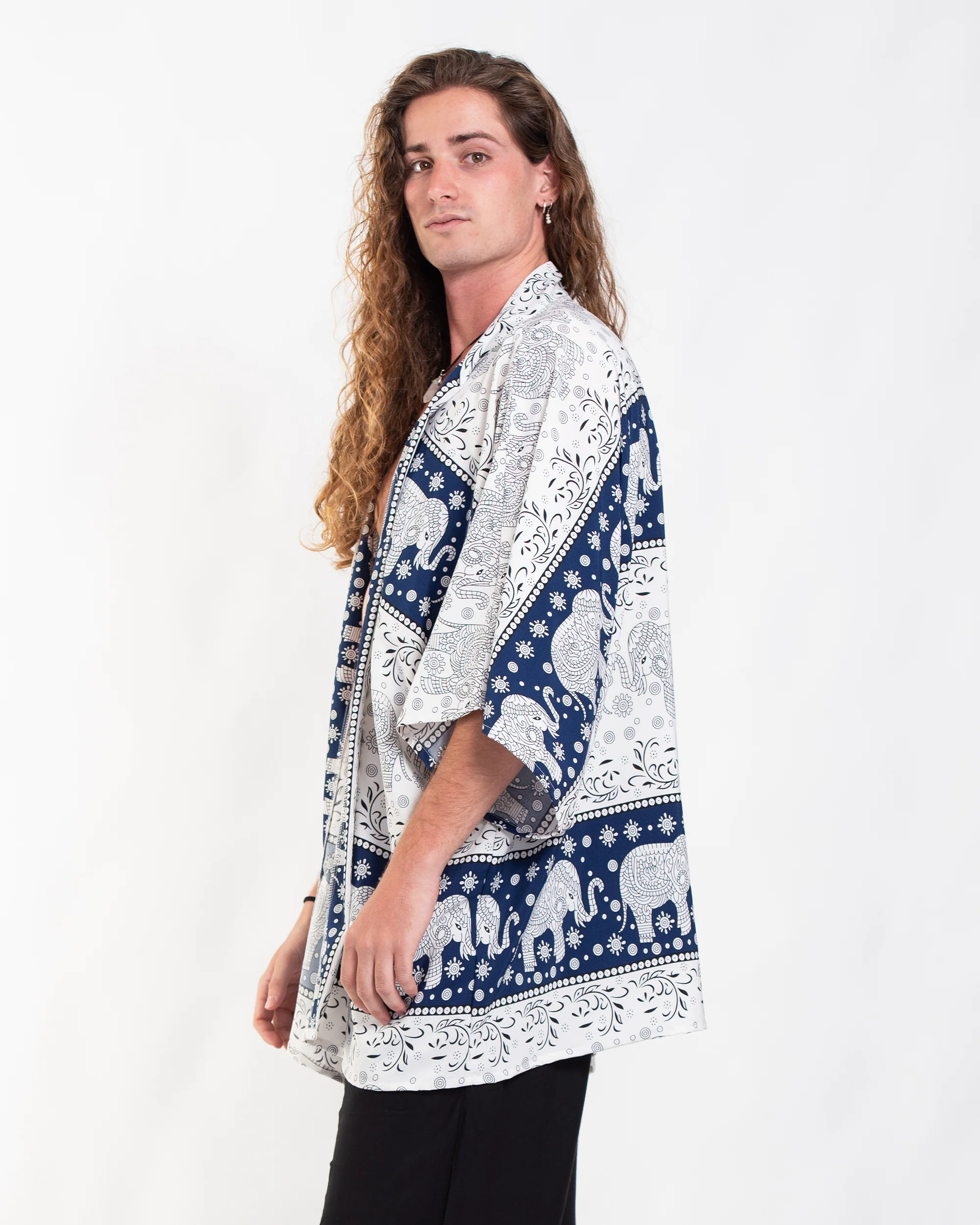 1954-Floral-Elephant-Kimono-Cardigan-in-Navy-5.webp Floral Elephant Kimono Cardigan in Navy