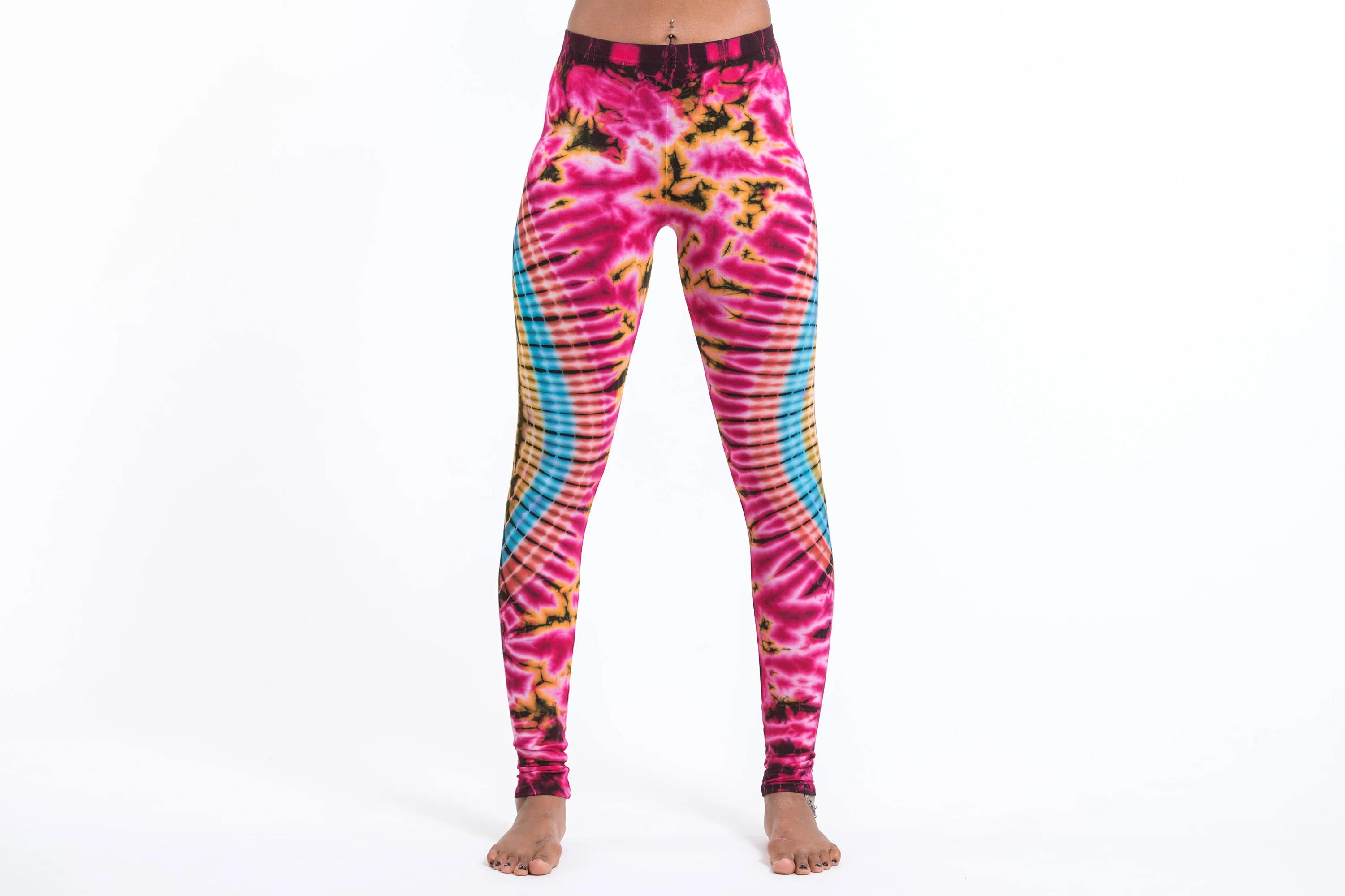 1987-Oval-Swirls-Tie-Dye-Cotton-Leggings-in-Pink-Rainbow-8.webp Oval Swirls Tie Dye Cotton Leggings in Pink Rainbow